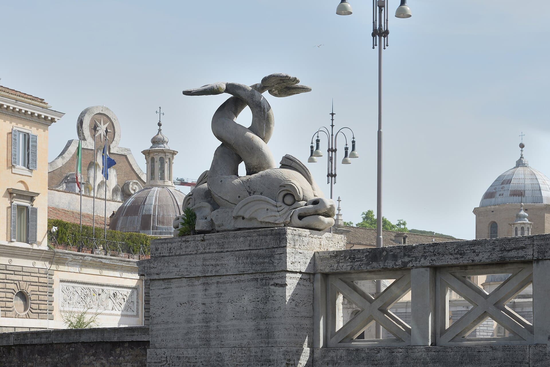 Fontana del Nettuno, Piazza del Popolo, Rome