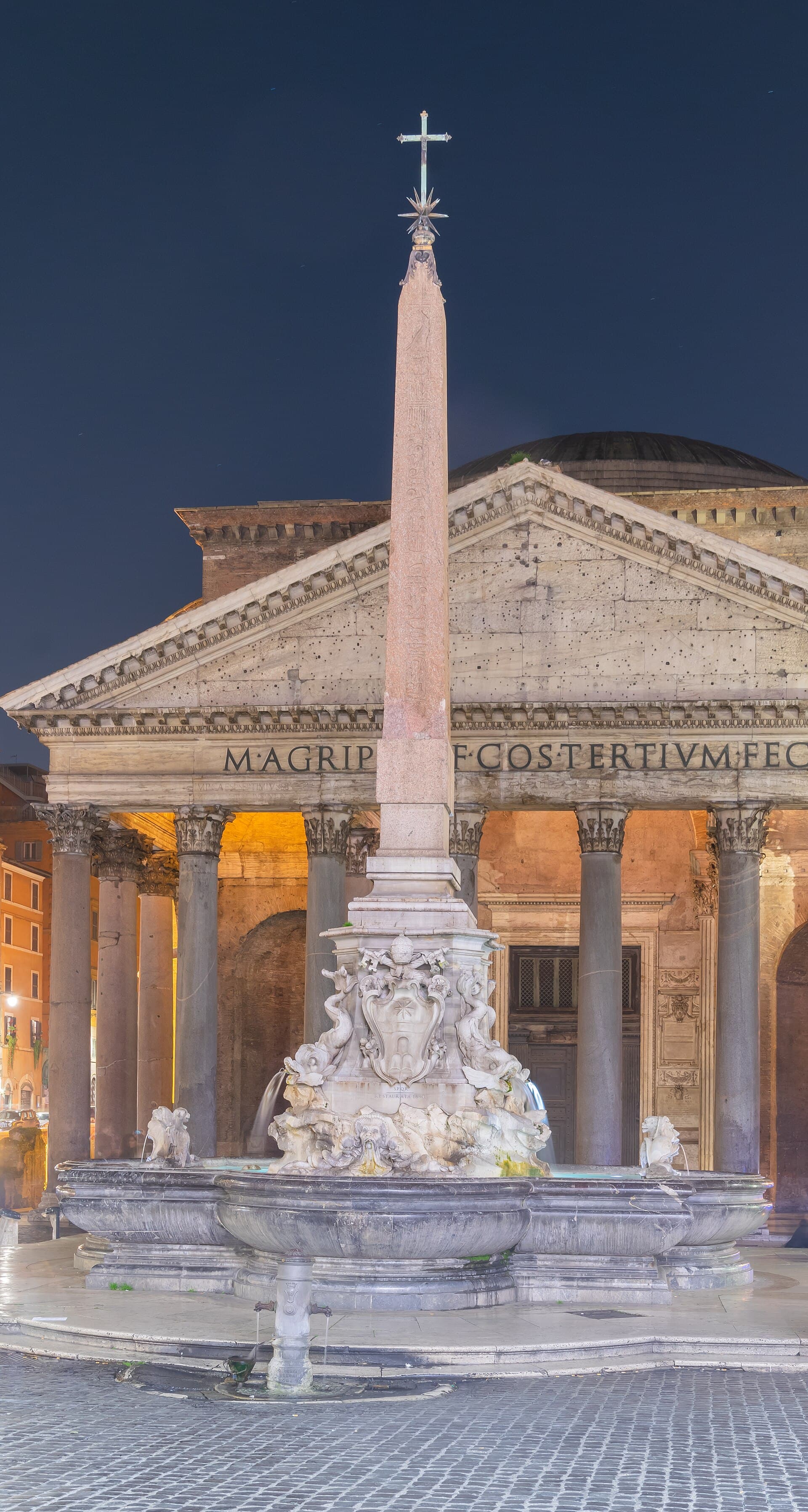 The Fountain of the Pantheon, Rome