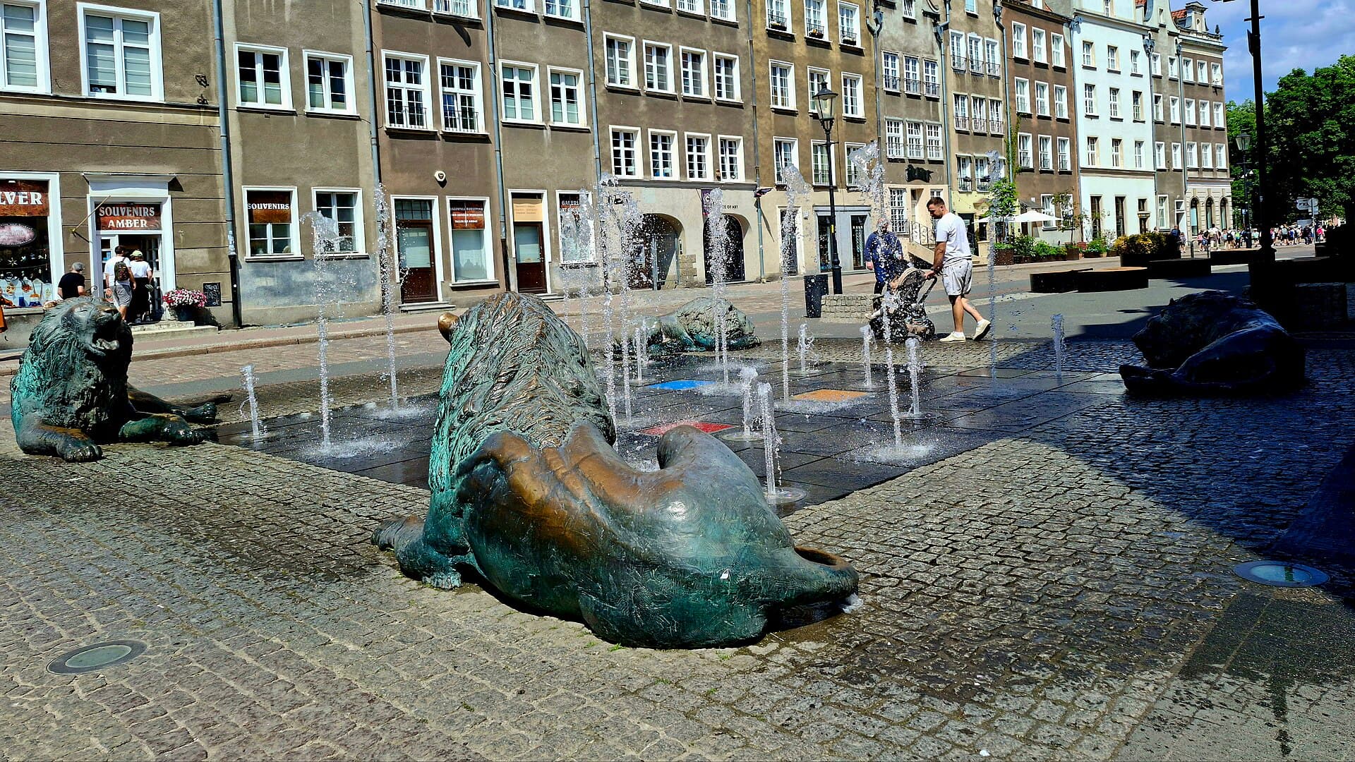 The Four Quarters Fountain, Gdansk