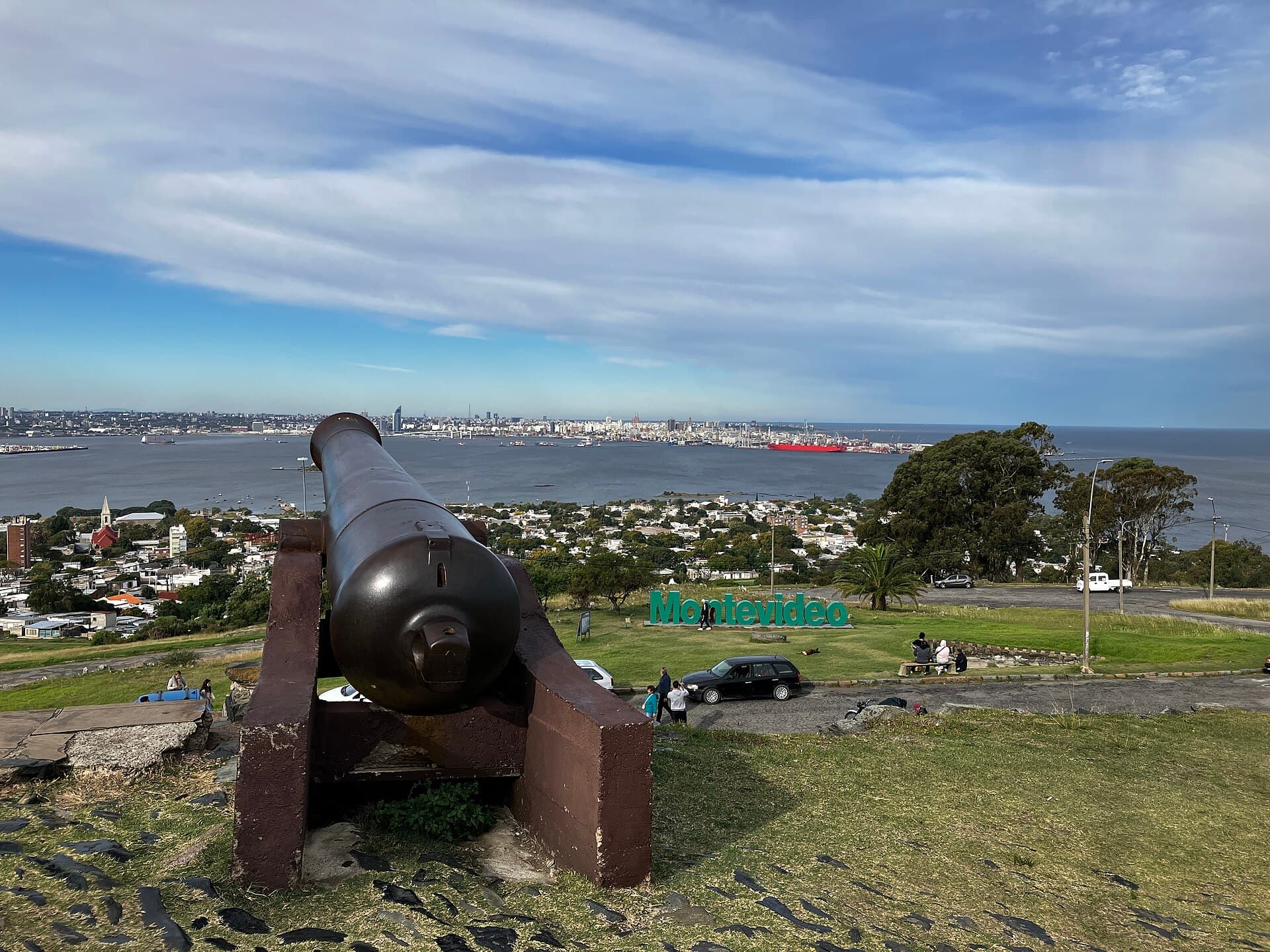 Cerro fortress above Montevideo bay