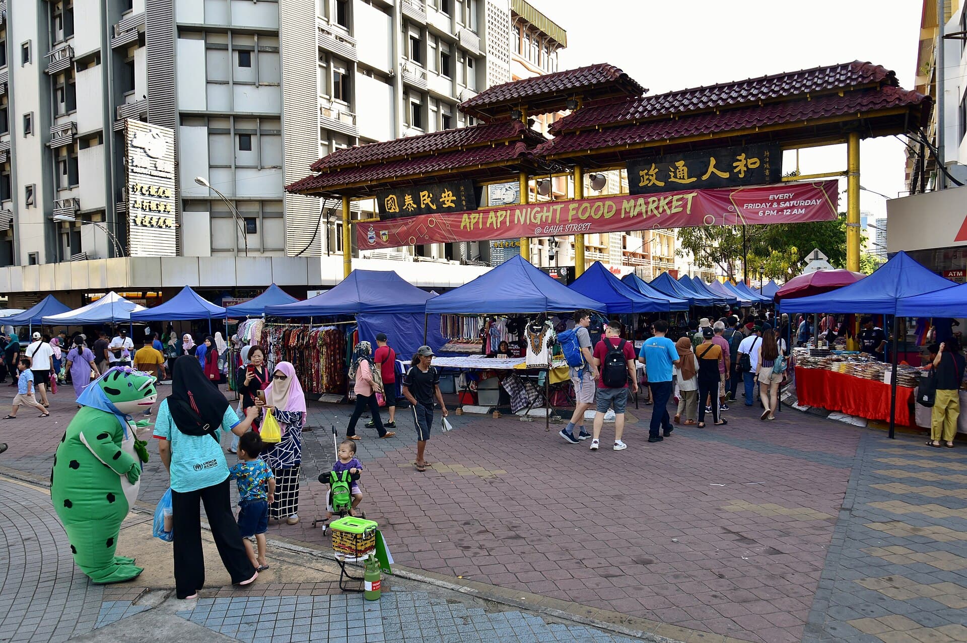 Gaya Street and the Sunday Market, Kota Kinabalu