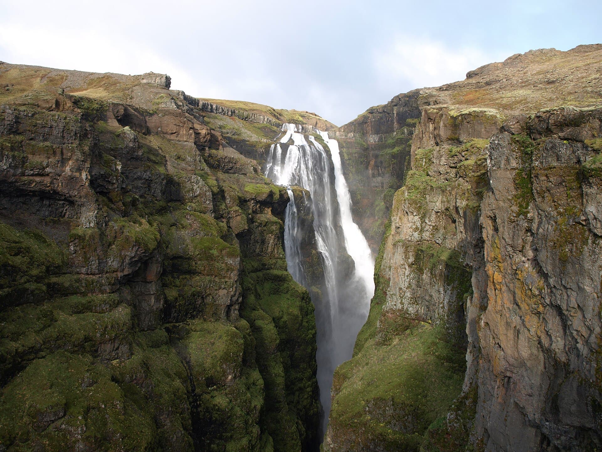 Glymur Waterfall, West Iceland