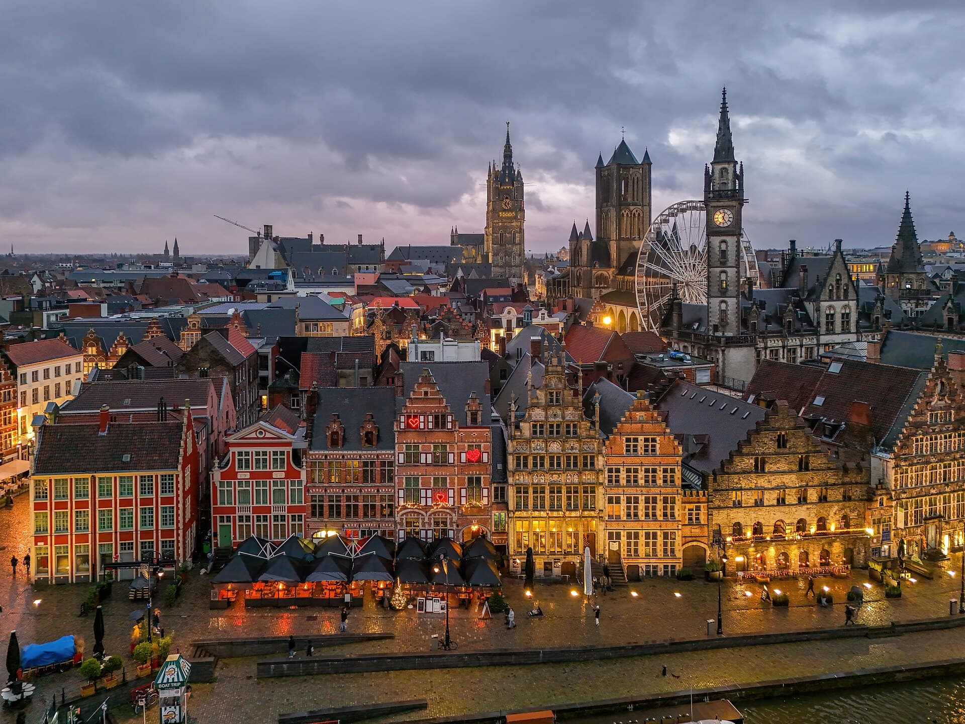 Graslei and Korenlei (Old Quays), Ghent