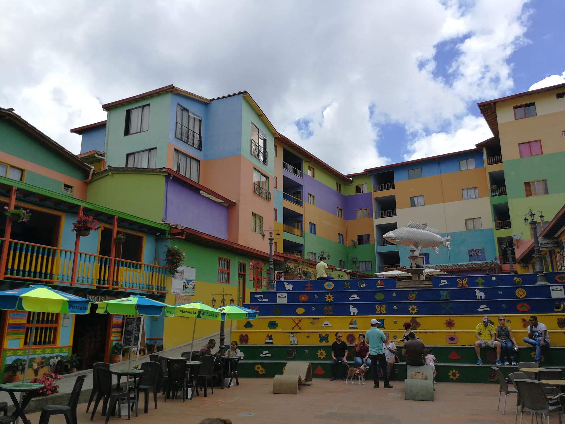 Zócalo houses of Guatapé