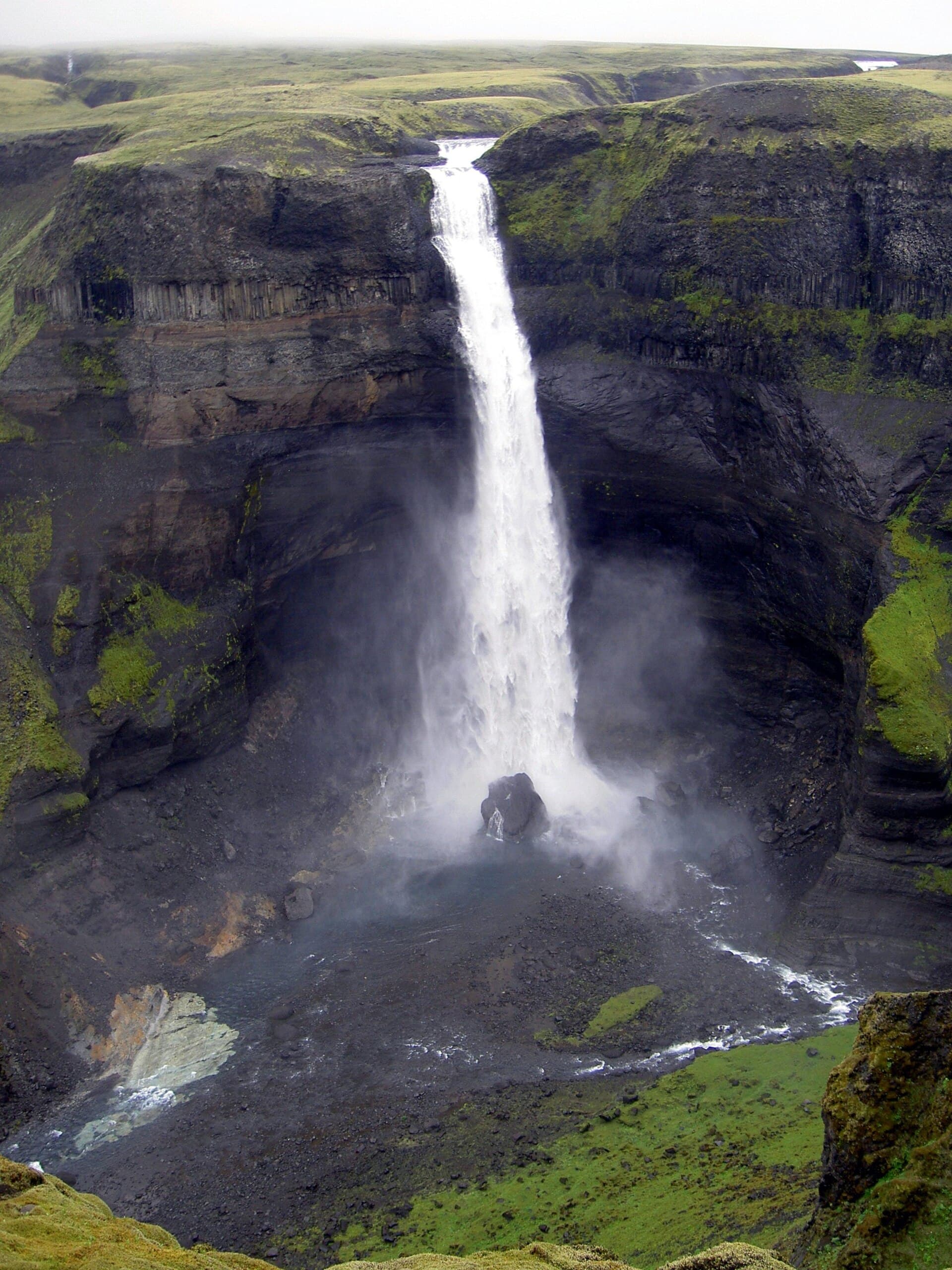 Háifoss Waterfall, Southern Highlands