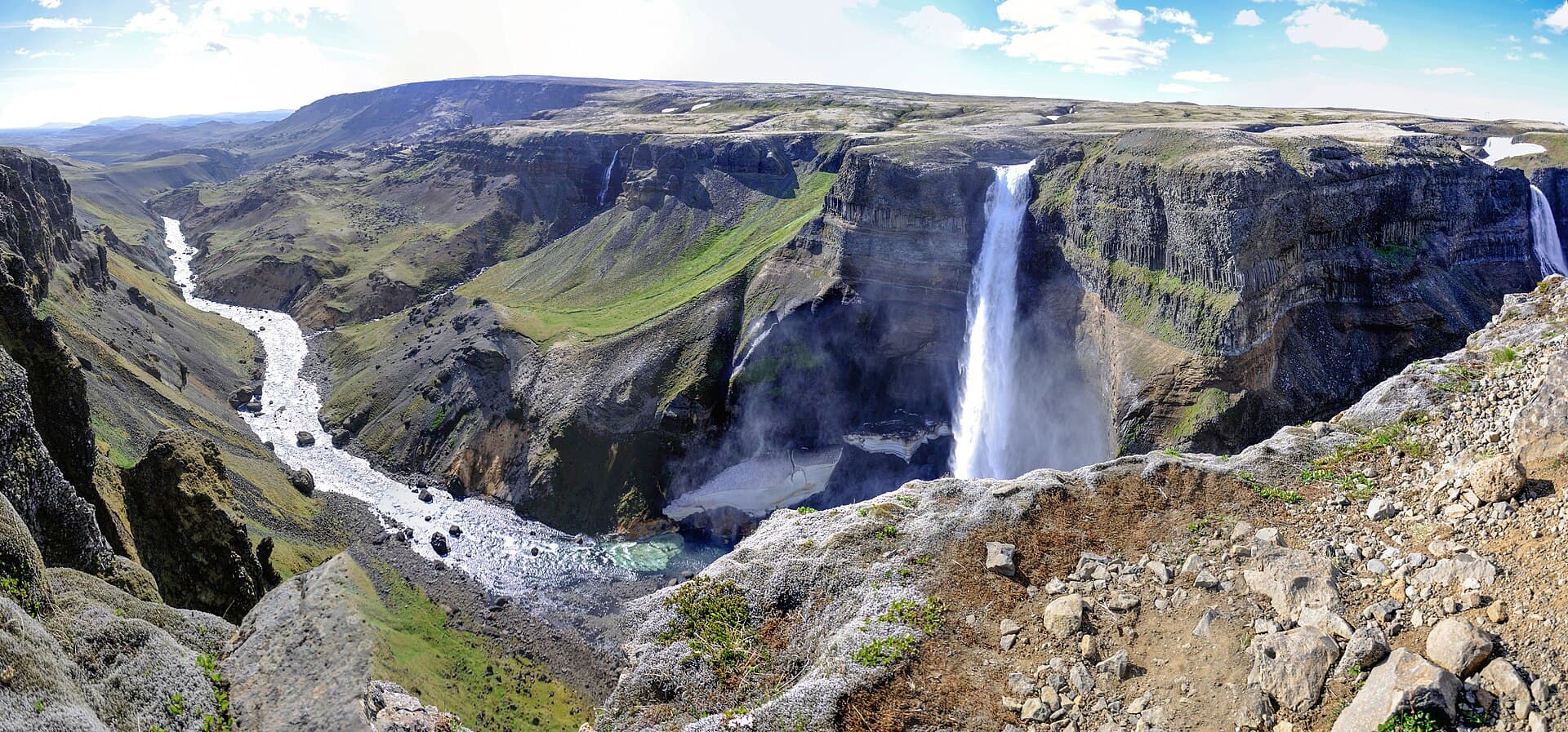 Háifoss Waterfall, Southern Highlands