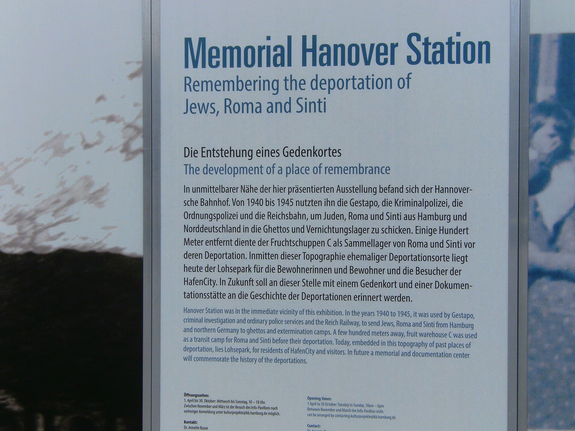 A panel carrying one transport's date, destination and numbers
