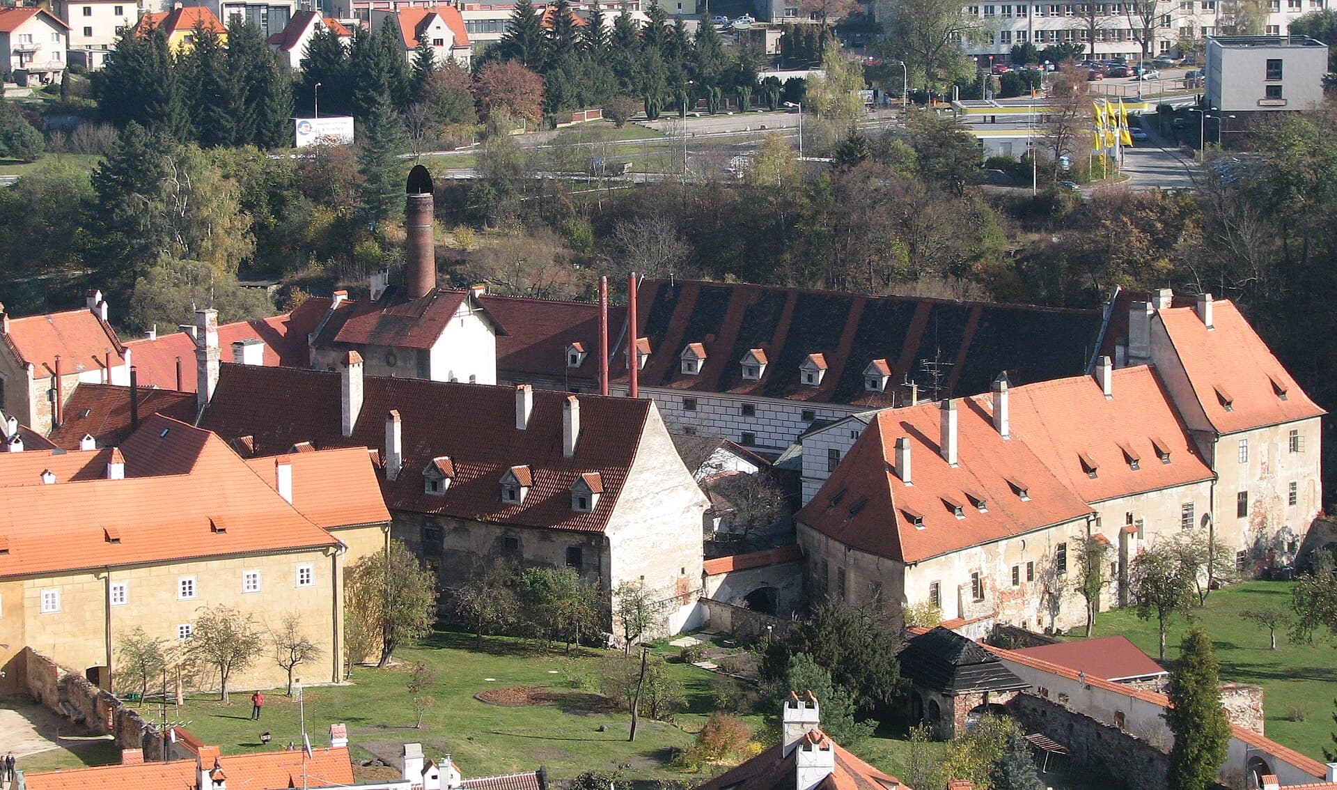 The historic Eggenberg brewery in Český Krumlov