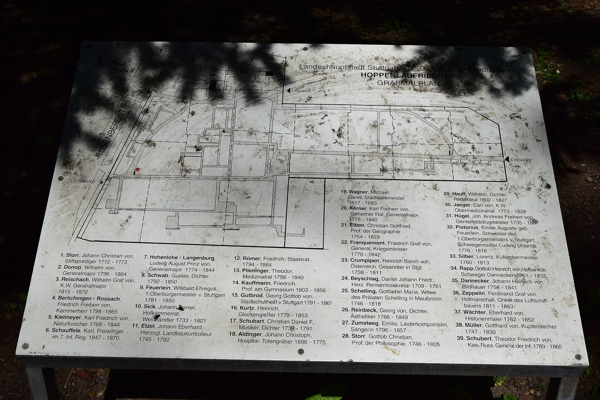 Hoppenlau Cemetery, Stuttgart