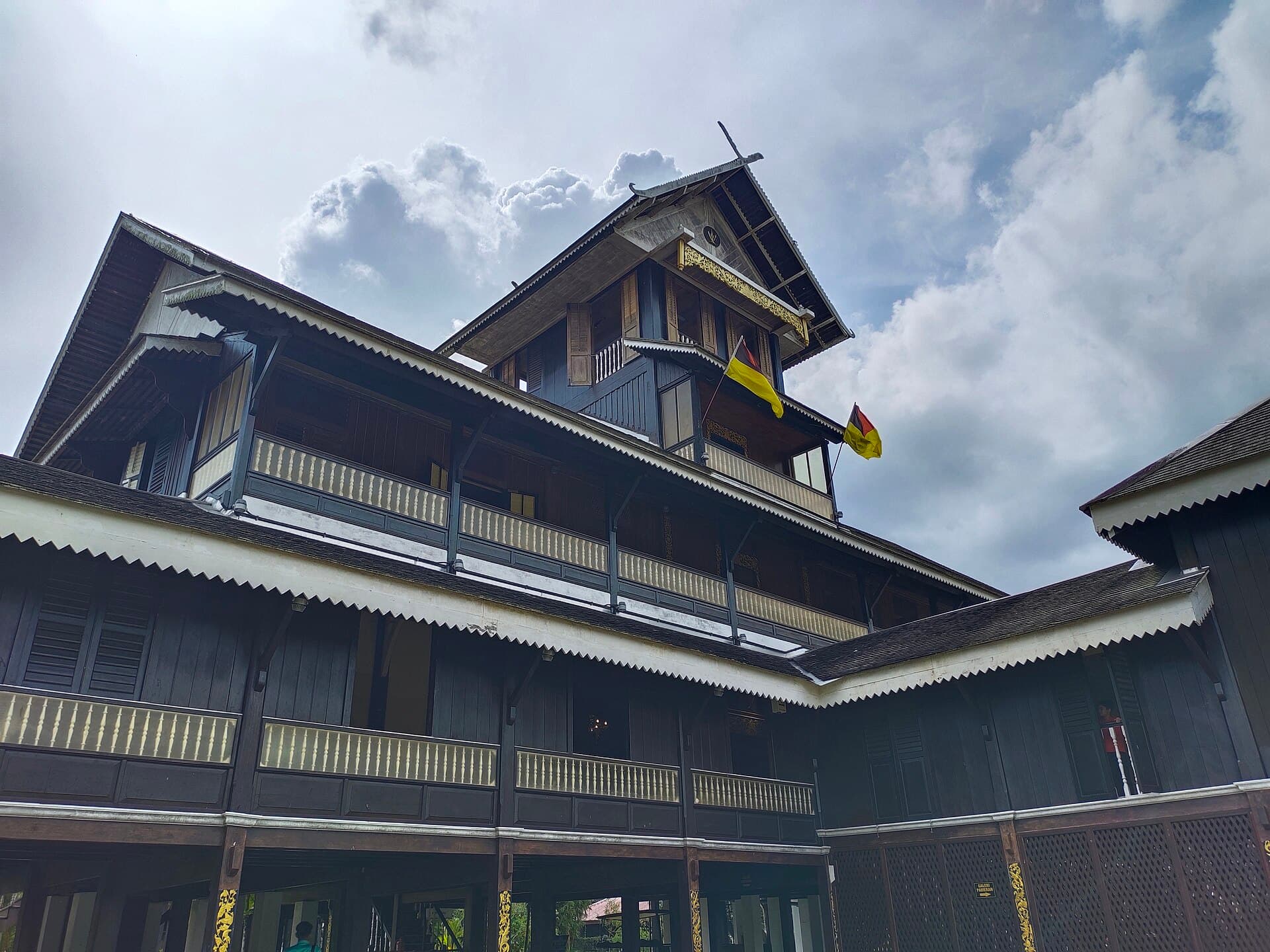 The timber Istana Lama at Seri Menanti