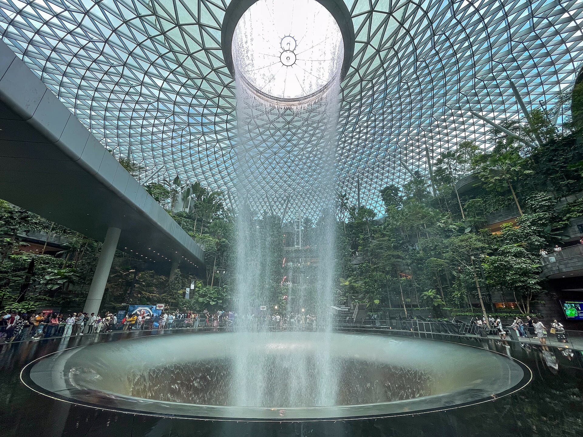 Jewel Changi Airport and the Rain Vortex