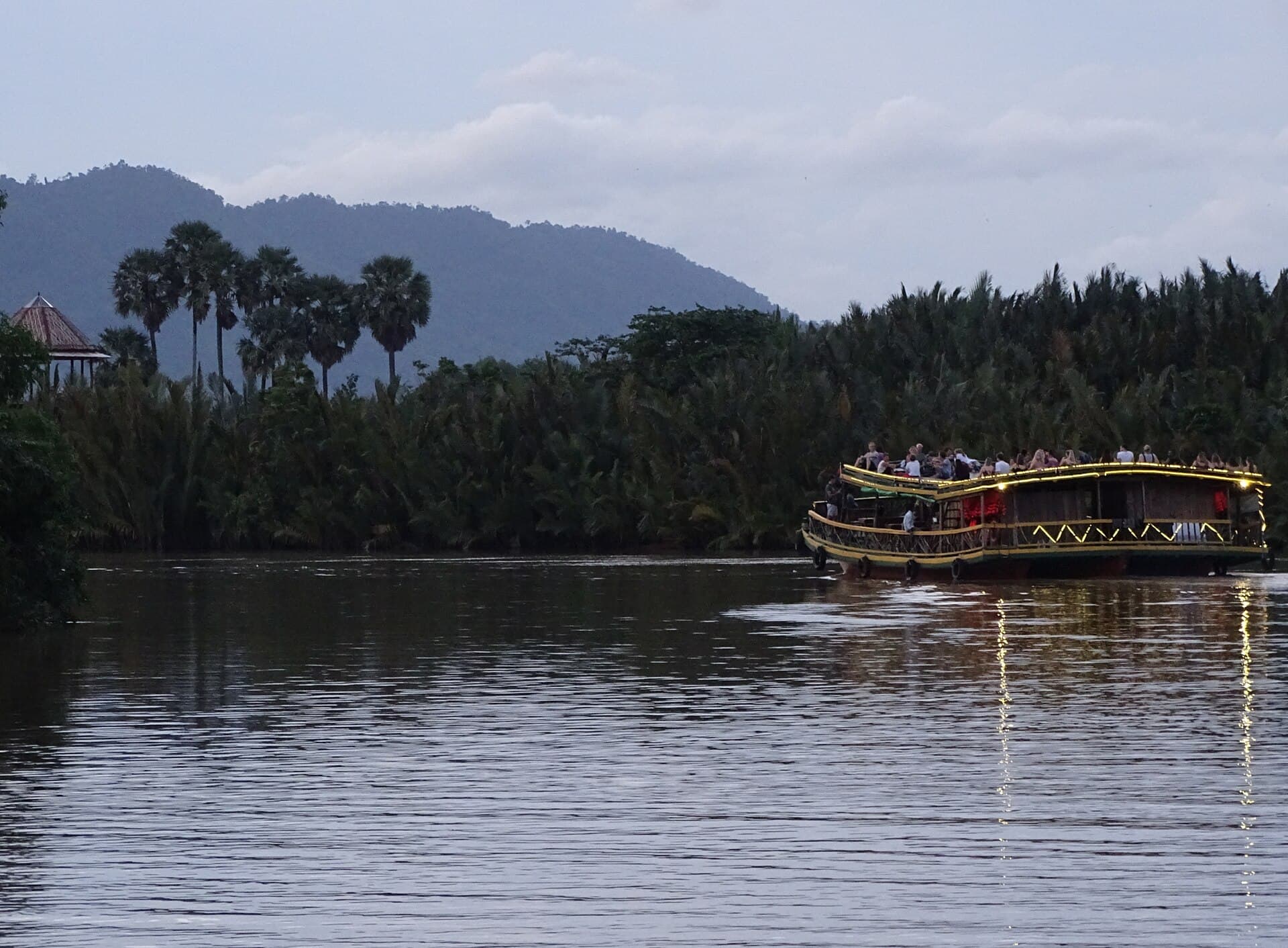 The Kampot river