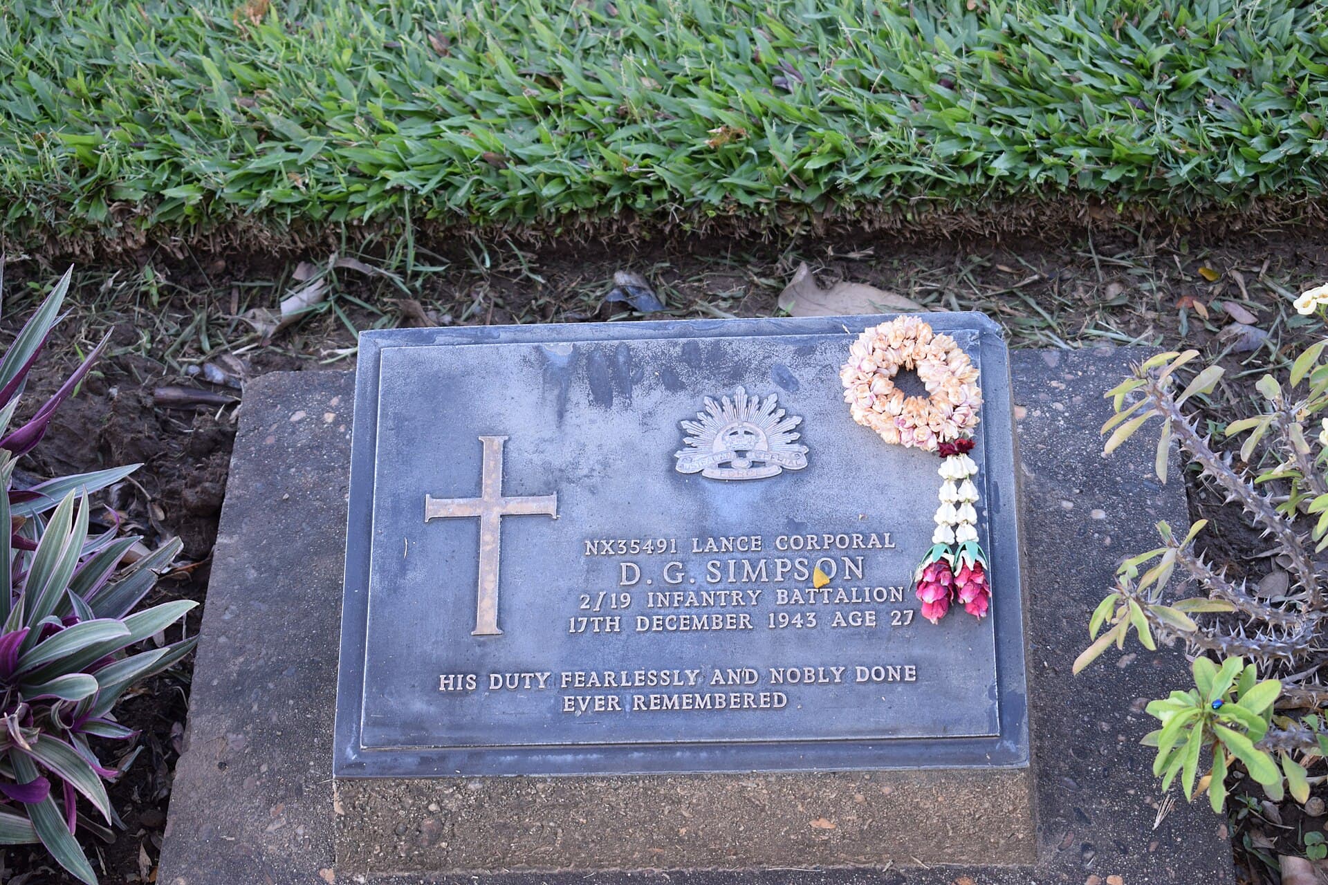 Kanchanaburi War Cemetery, Kanchanaburi