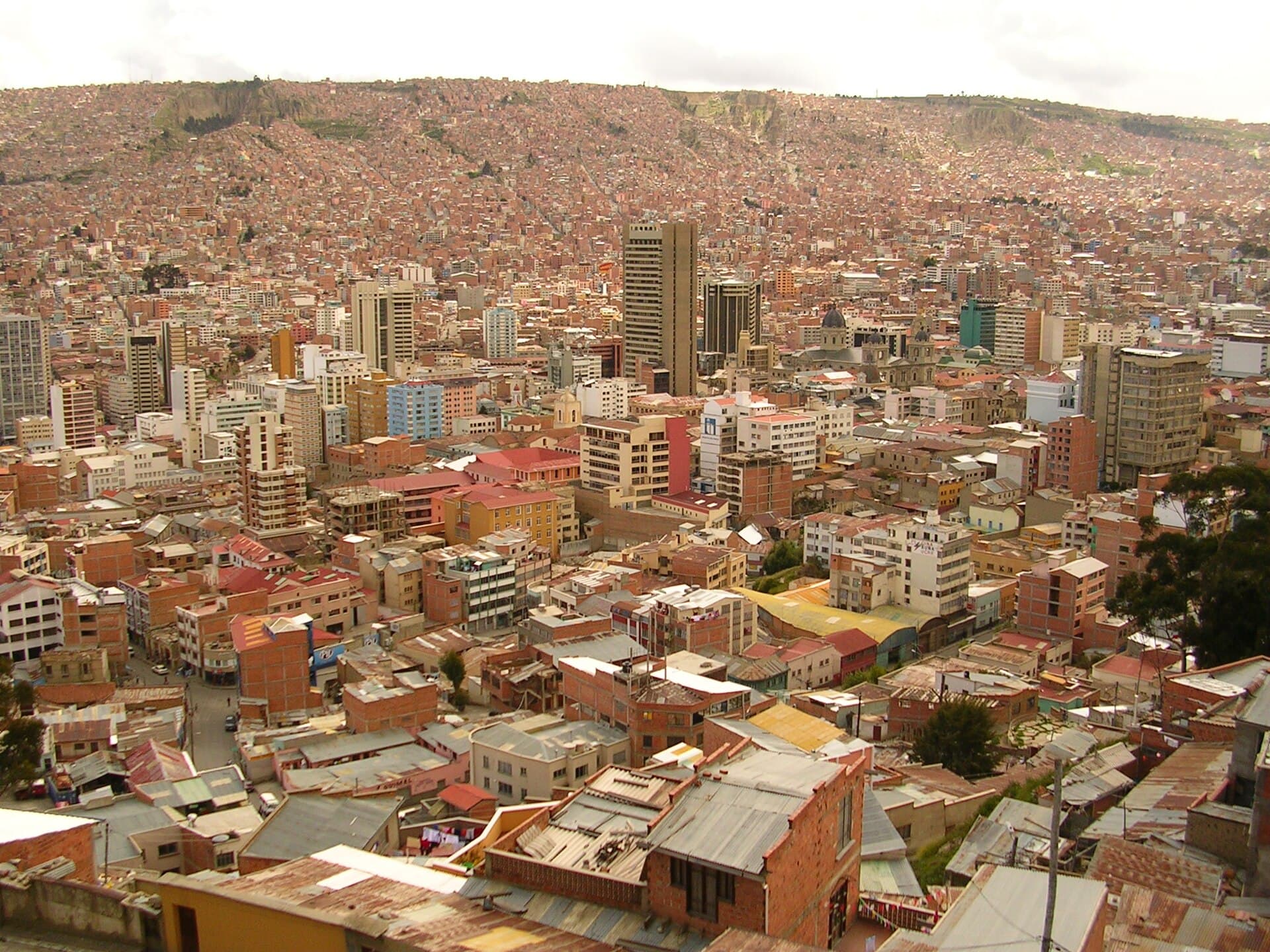 La Paz from the Killi Killi lookout