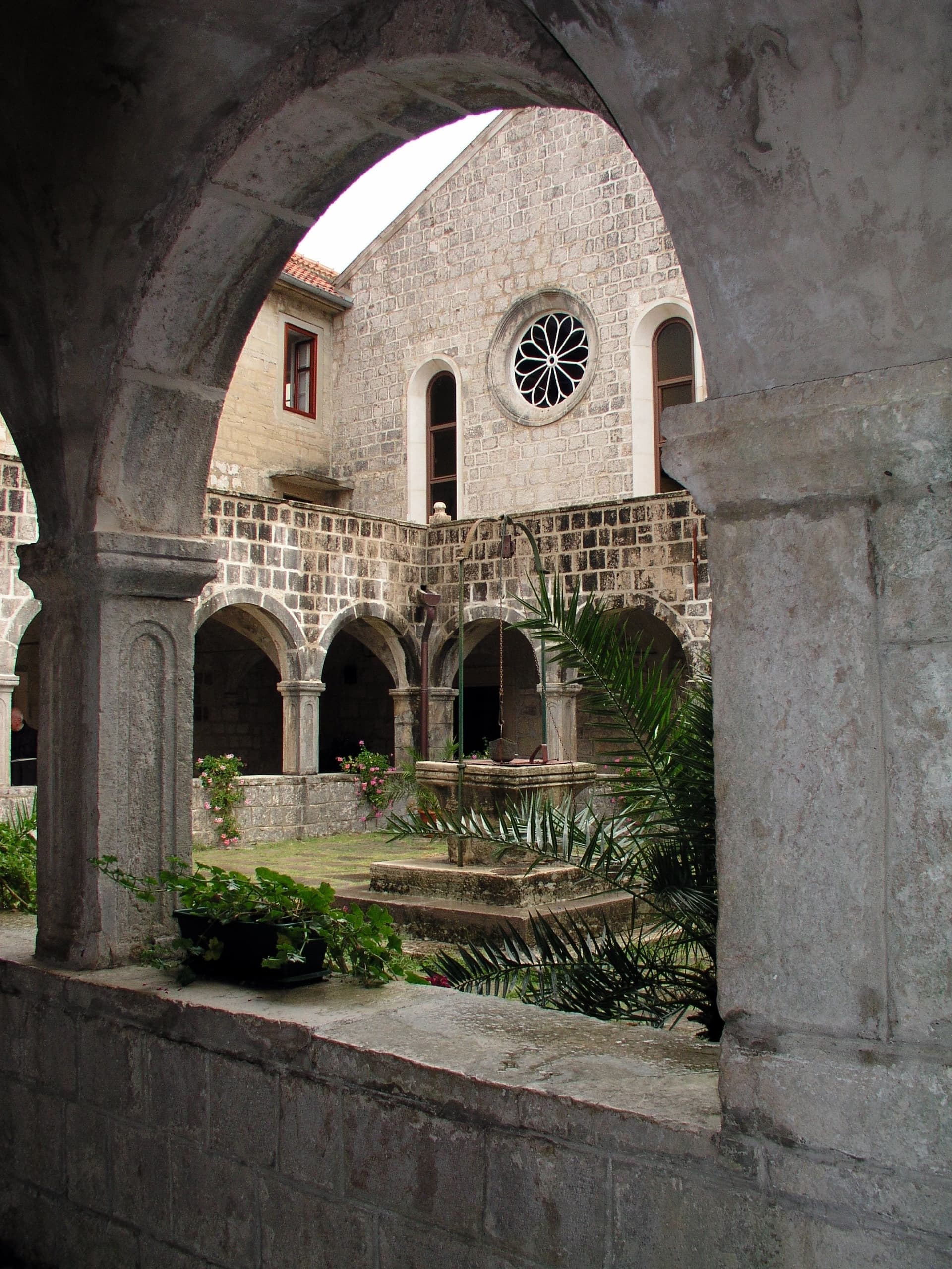 The Kosljun monastery on its island near Punat