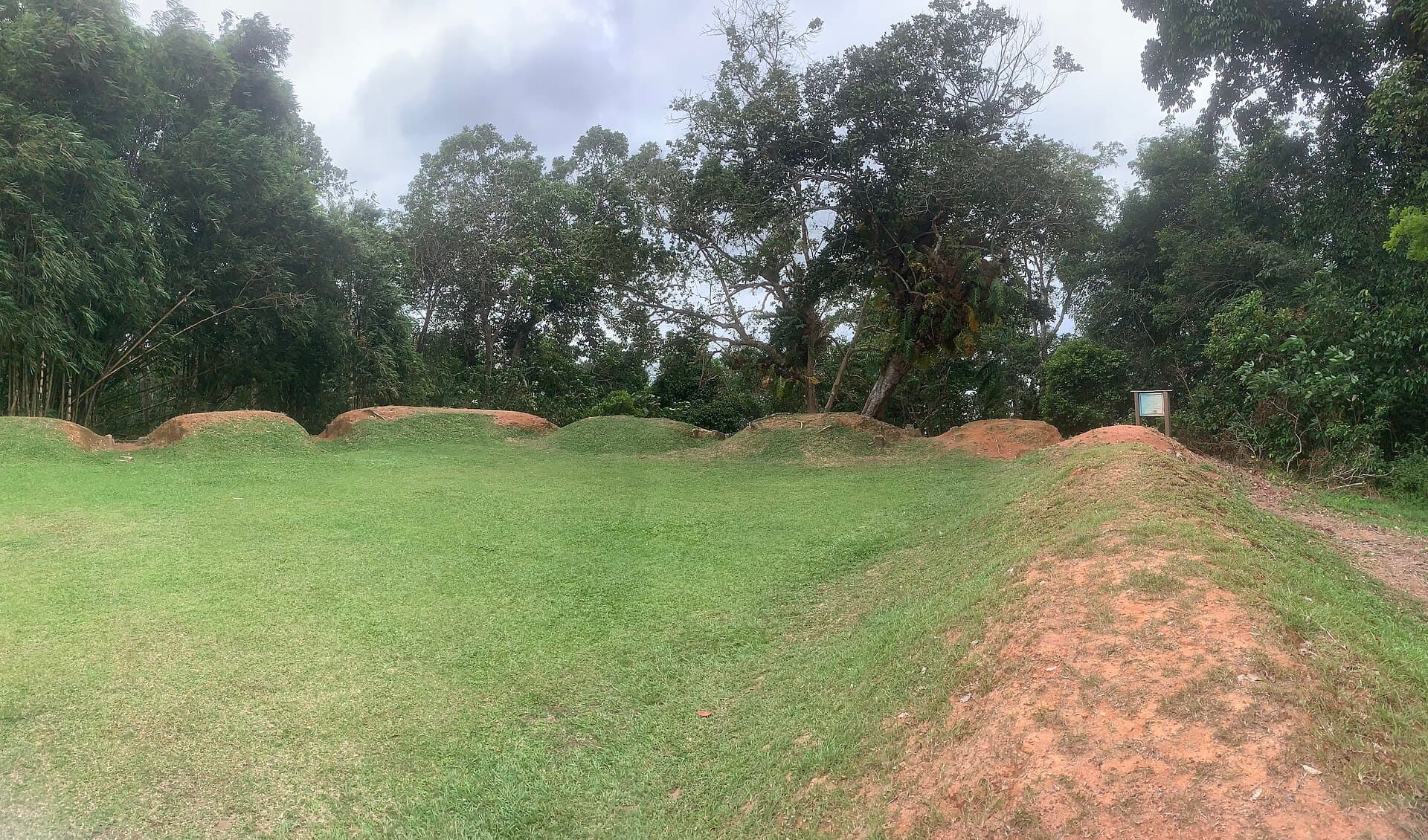 Kota Johor Lama Museum and the fort remains