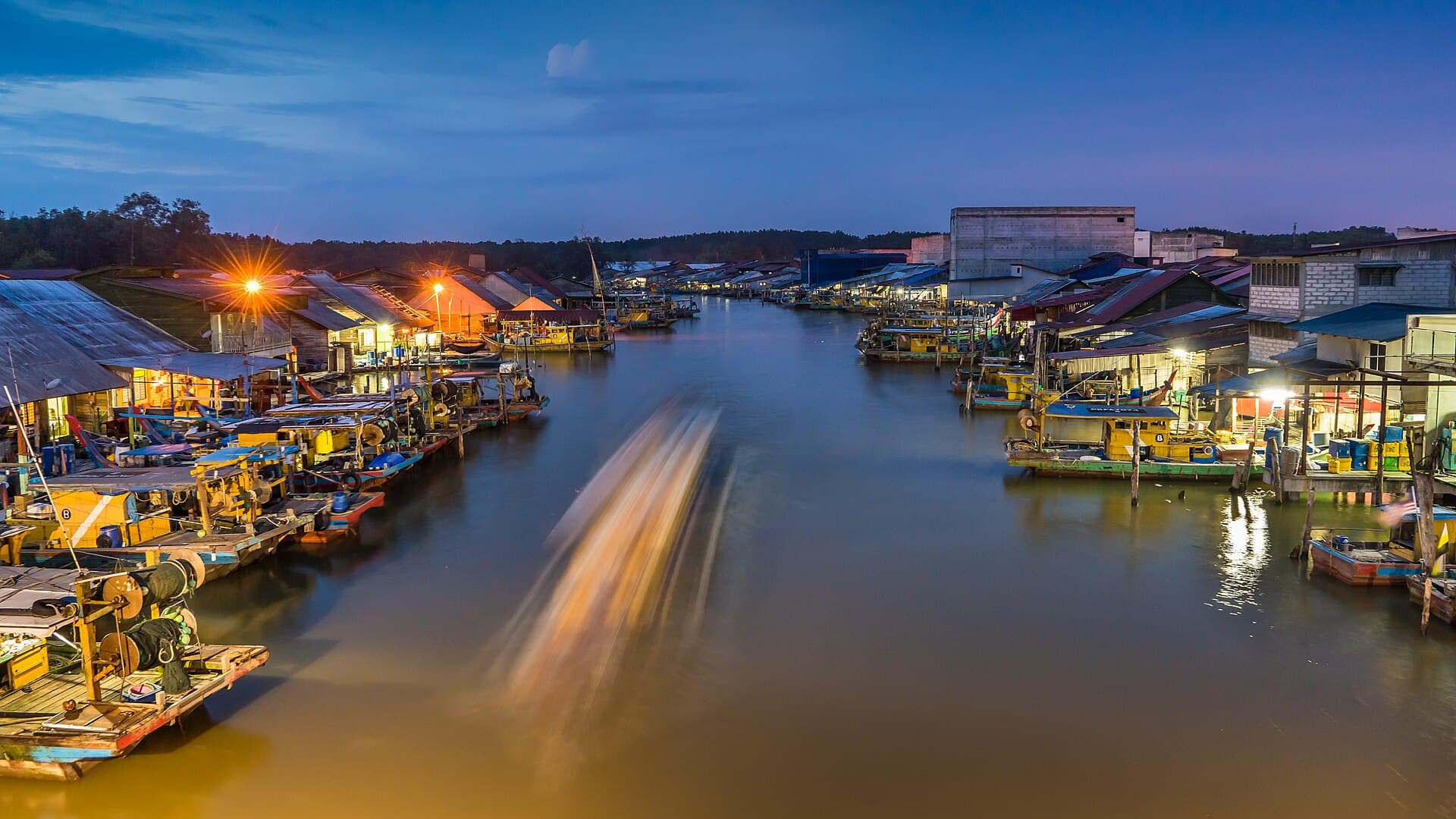 The fishing village of Kuala Sepetang
