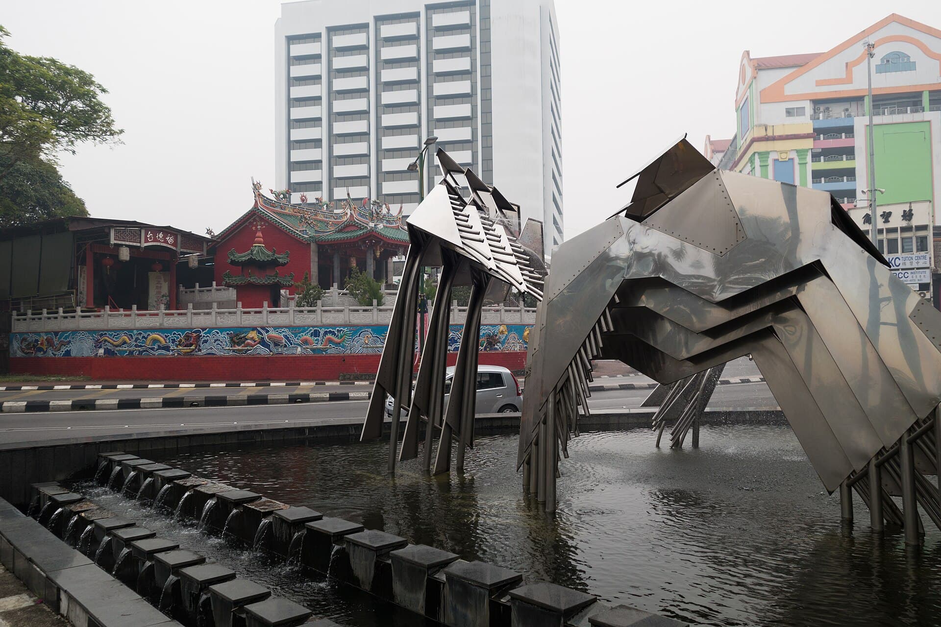 Kuching Waterfront and Darul Hana Bridge, Kuching