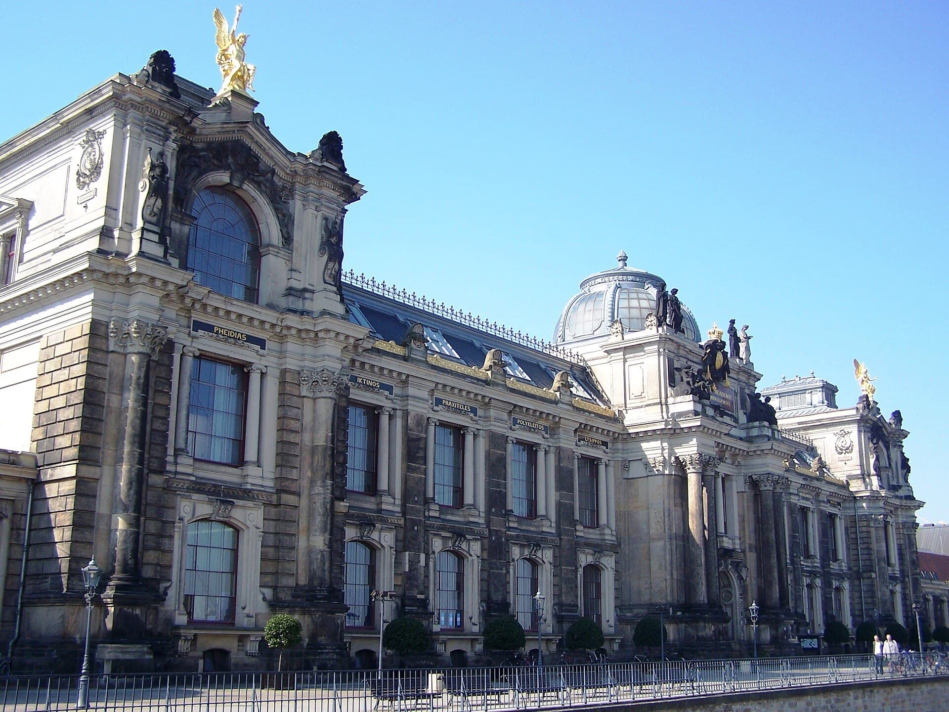 The Academy of Fine Arts and the Lipsius Building, Dresden