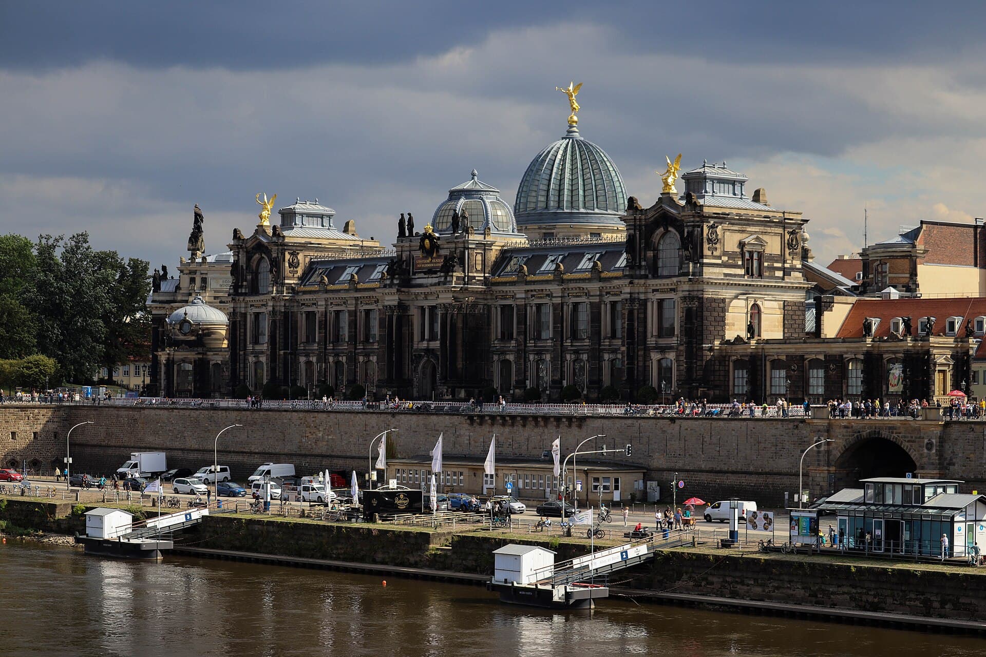 The Academy of Fine Arts and the Lipsius Building, Dresden