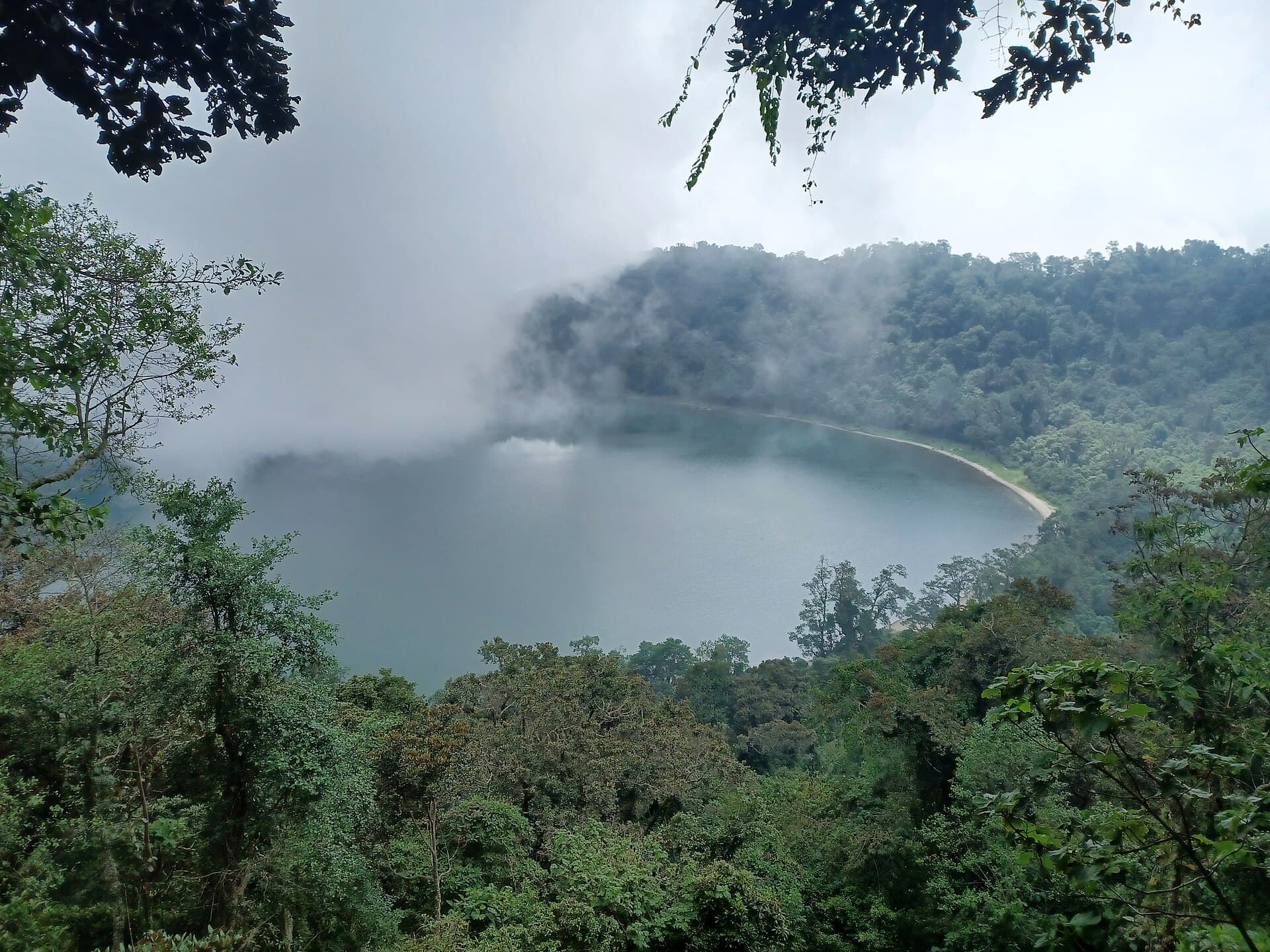 Laguna Chicabal crater lake