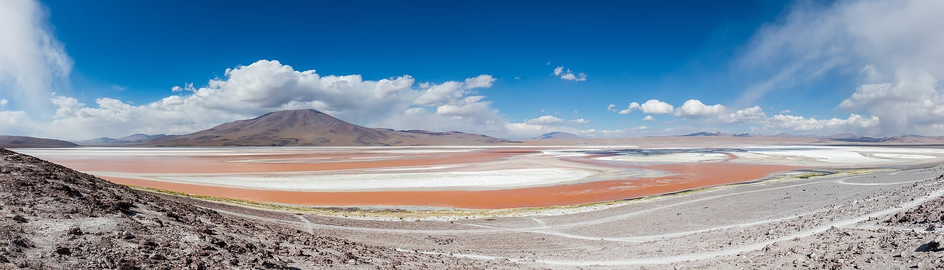 Laguna Colorada and its flamingos