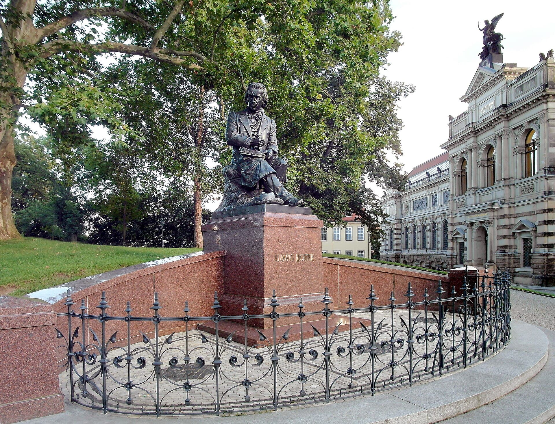 The Ludwig Richter Monument, Dresden