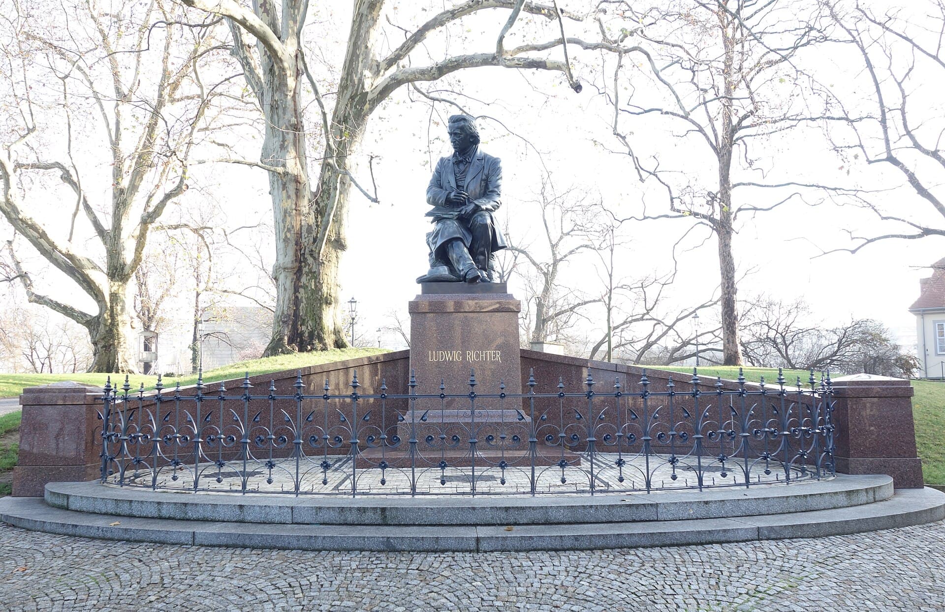 The Ludwig Richter Monument, Dresden