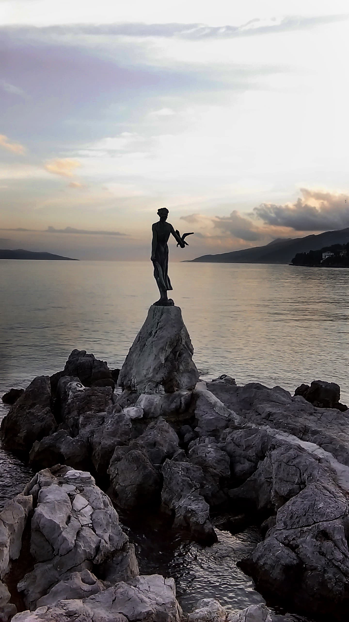 The Maiden with the Seagull at Opatija