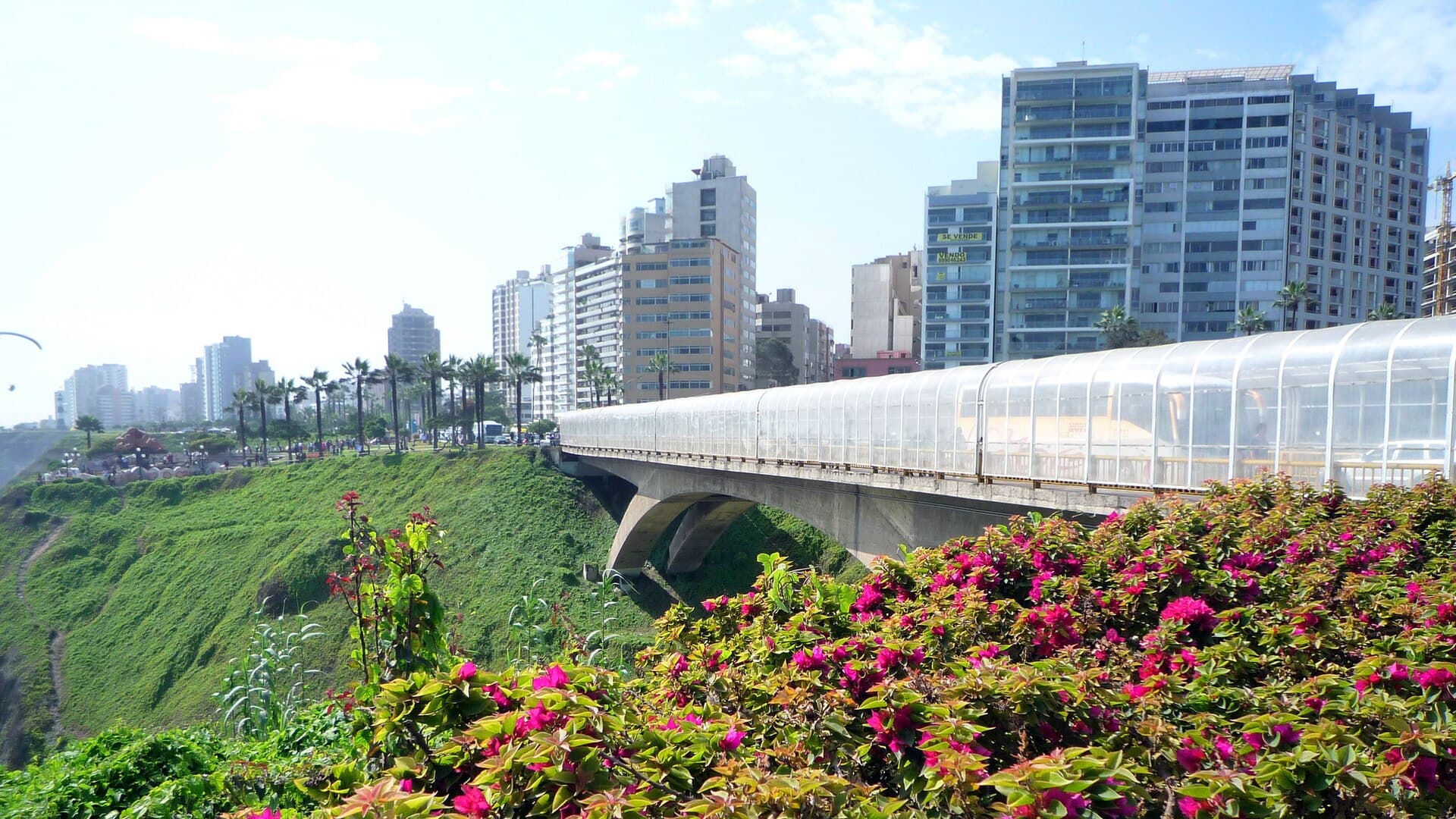 Miraflores clifftop promenade