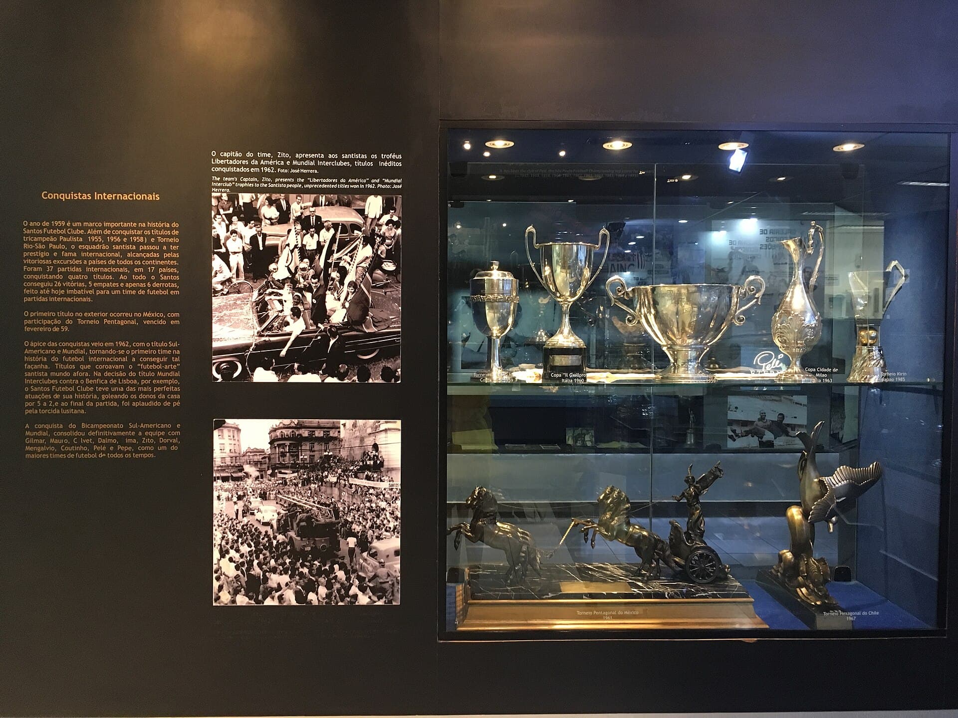 Memorial das Conquistas (Santos FC), Santos