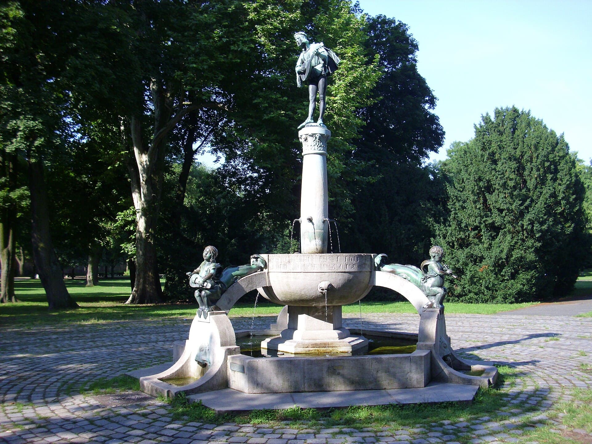 The Minnesinger Fountain, Nuremberg