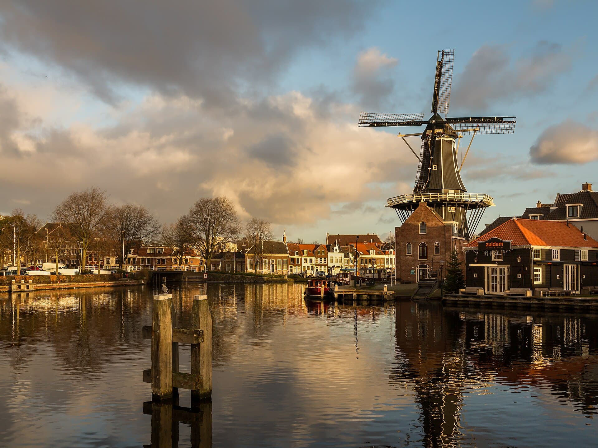The De Adriaan Windmill, Amsterdam