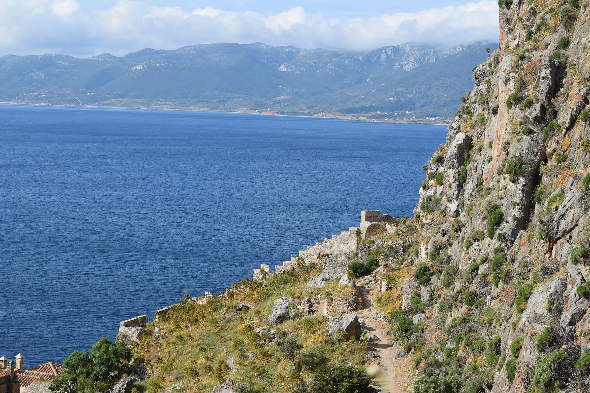 The Upper Town and Agia Sofia, Monemvasia