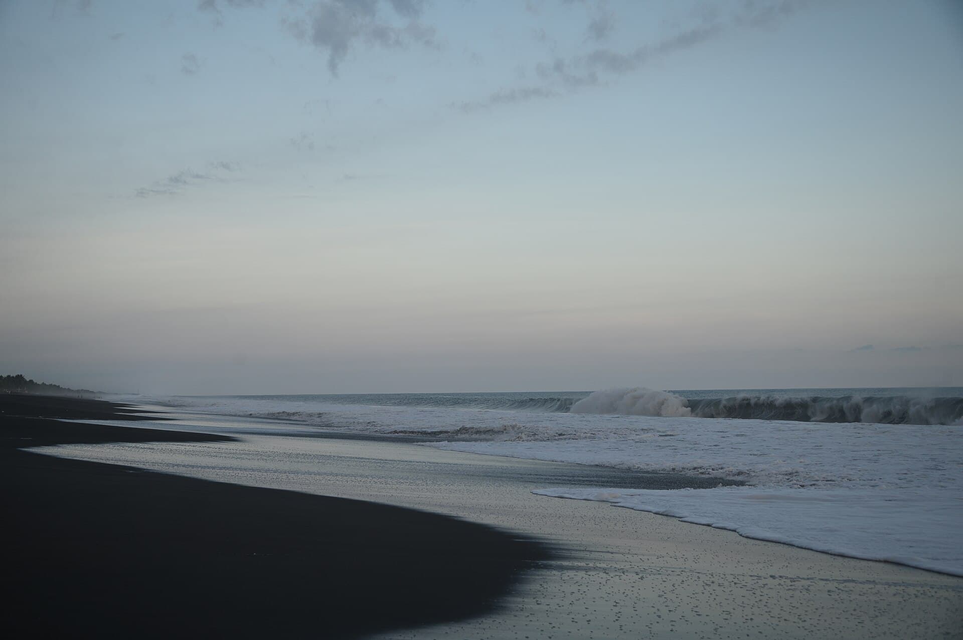 Monterrico black-sand beach