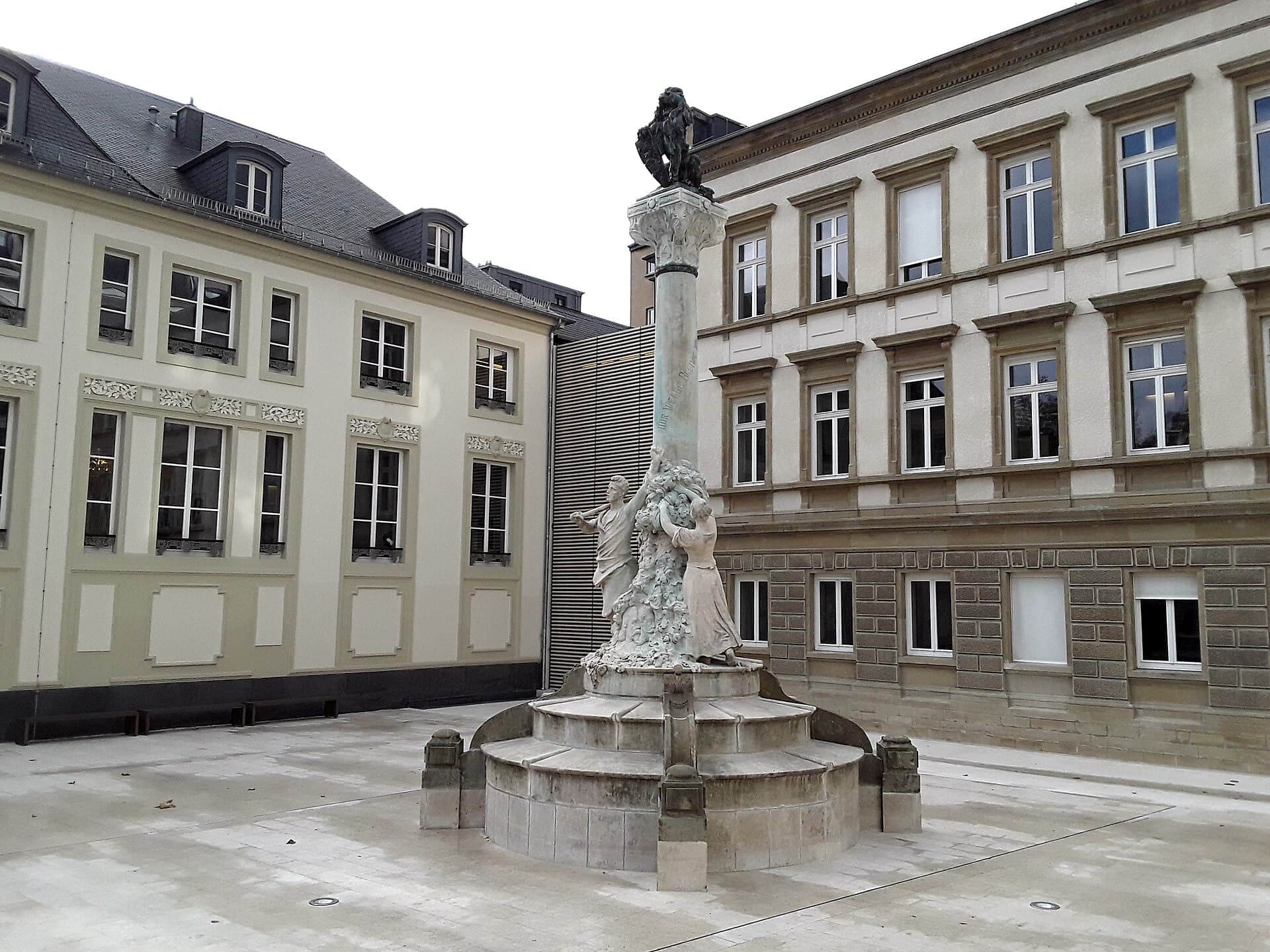 The Dicks-Lentz Monument, Luxembourg City