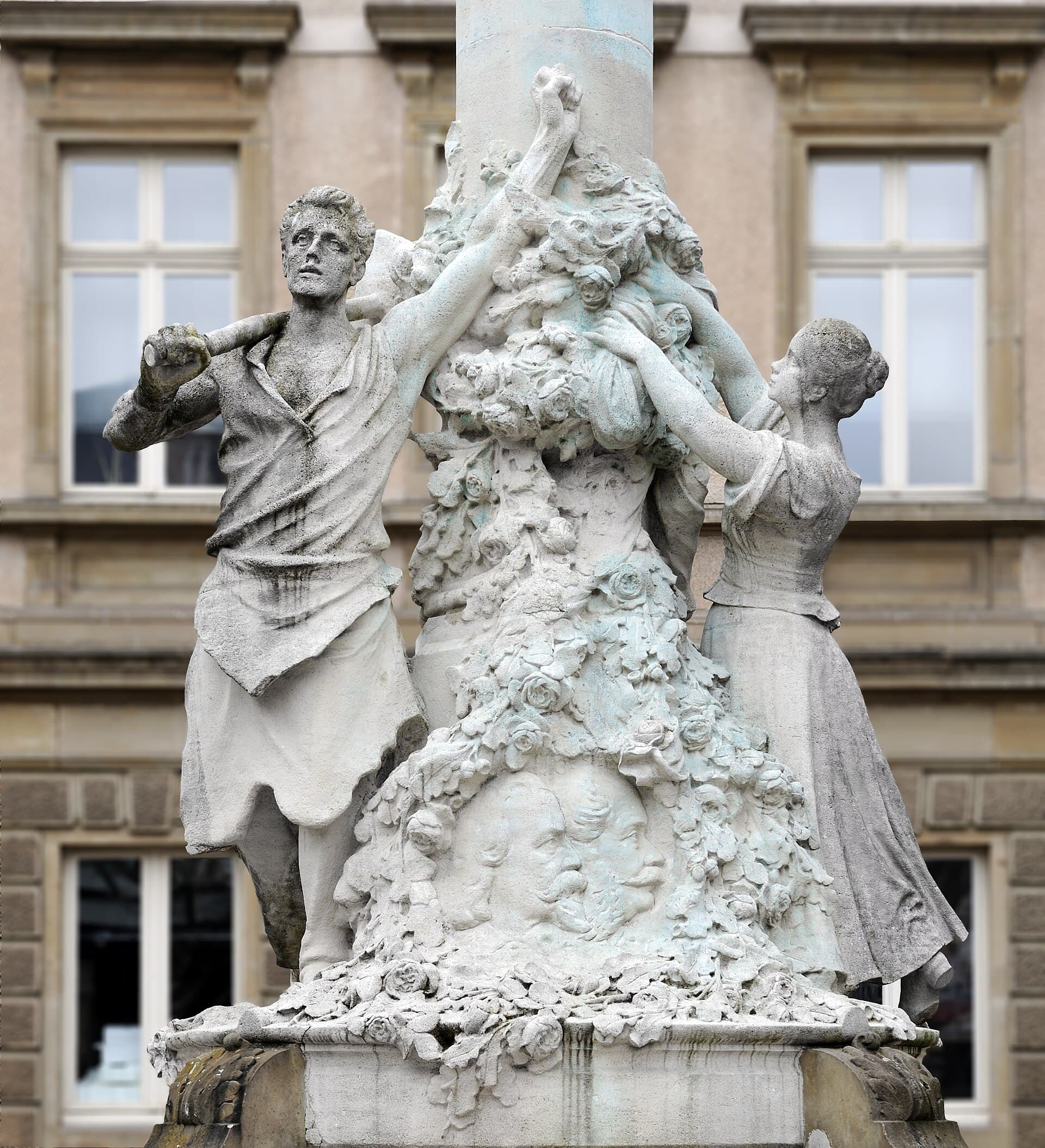 The Dicks-Lentz Monument, Luxembourg City