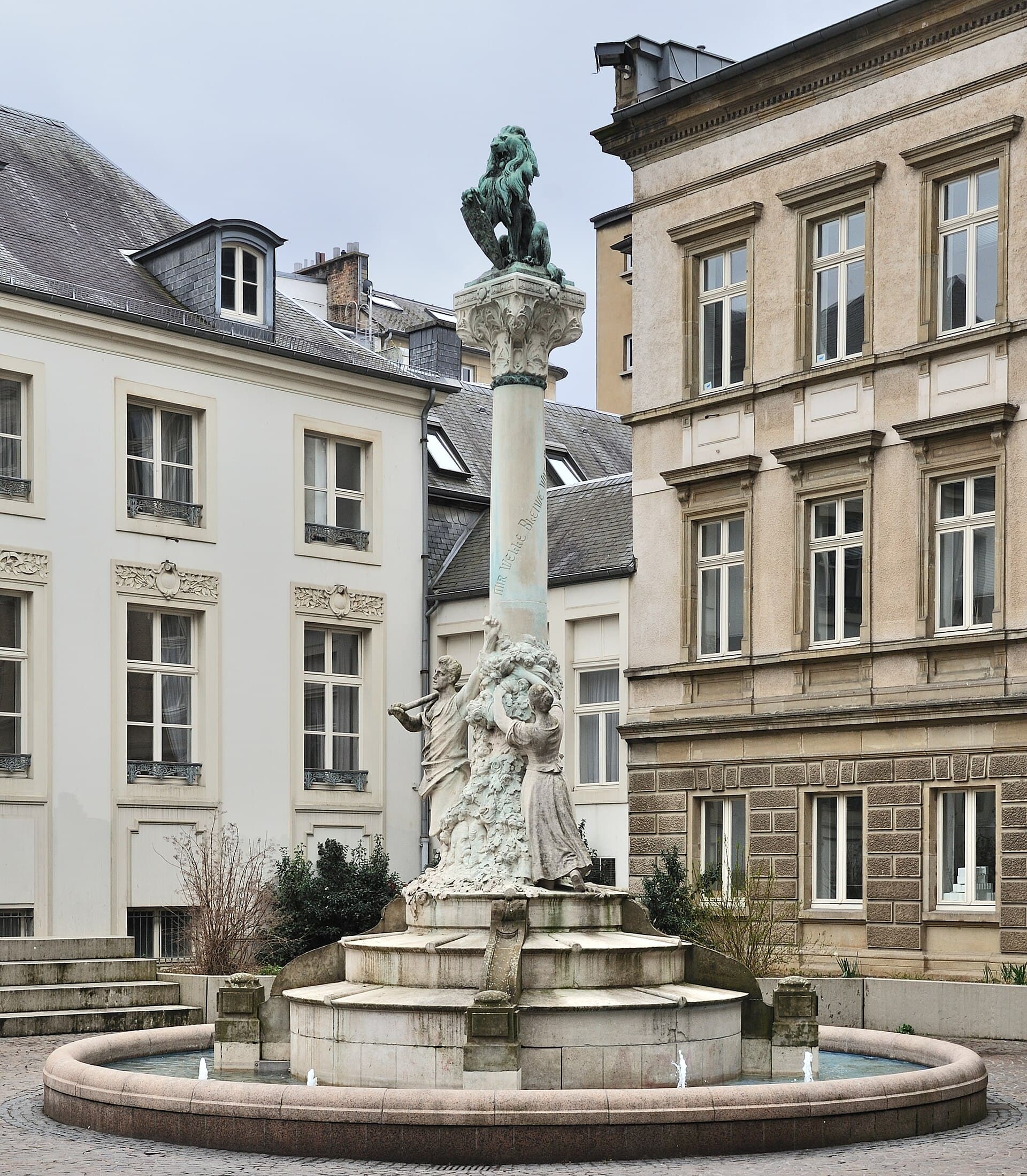 The Dicks-Lentz Monument, Luxembourg City
