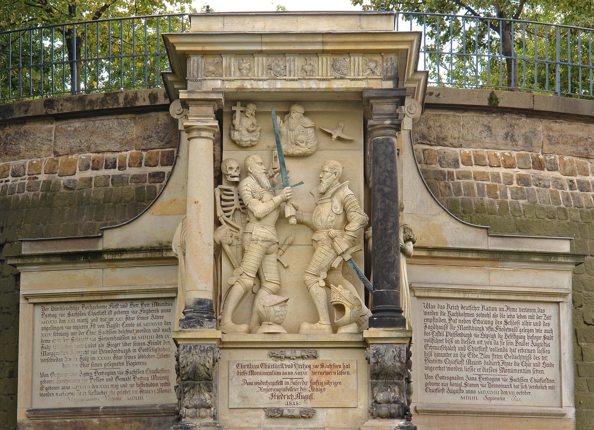 The Moritz Monument, Dresden