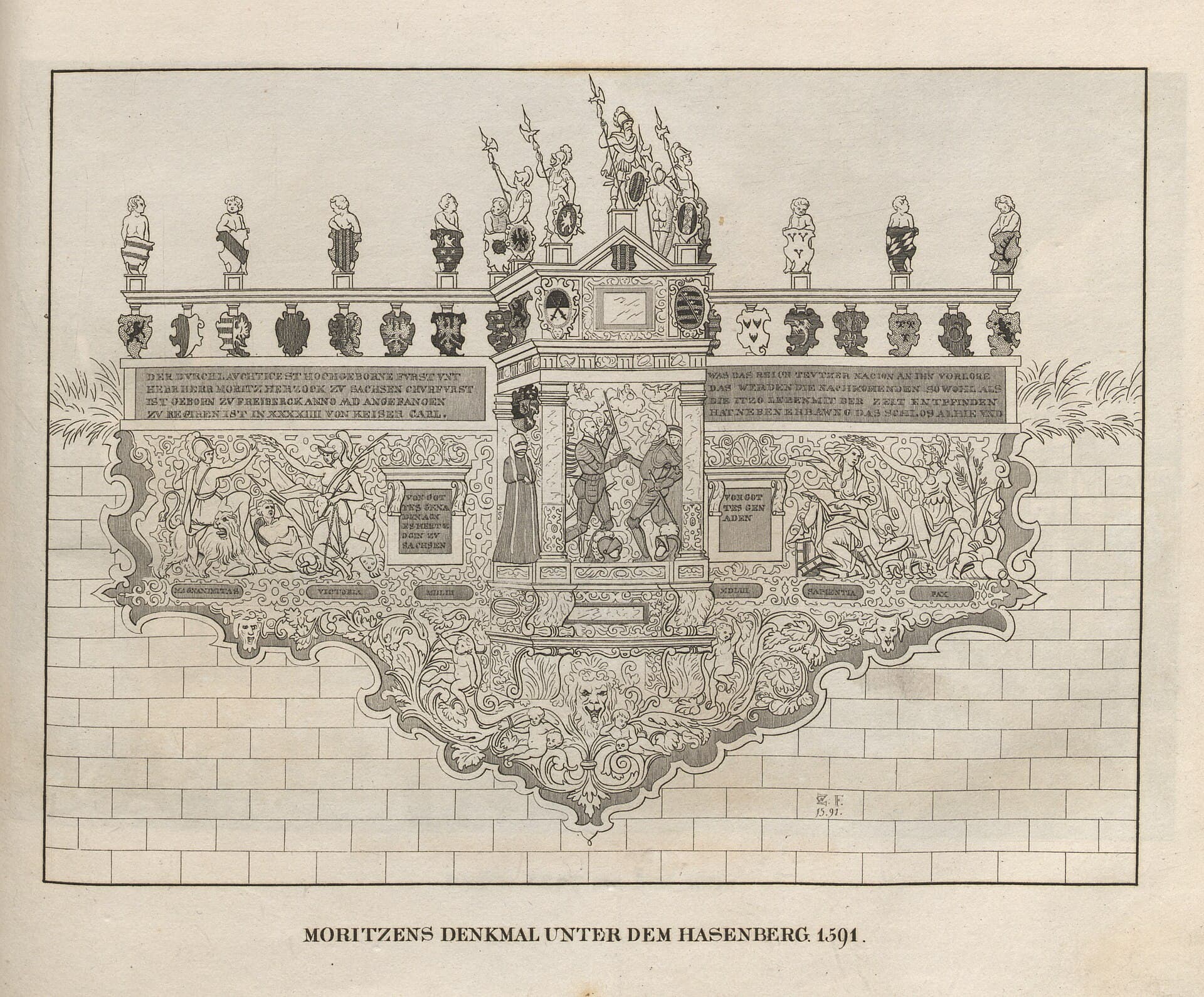 The Moritz Monument, Dresden