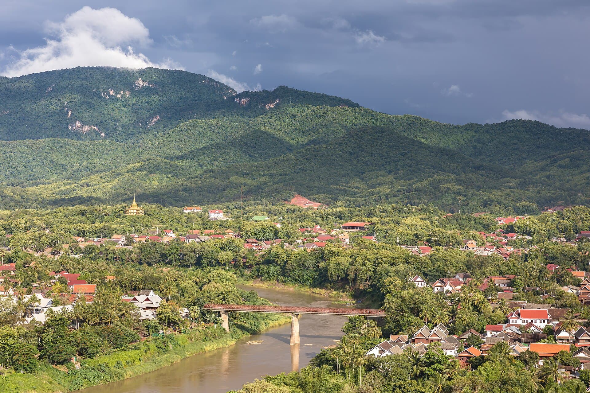 Luang Prabang from Mount Phousi
