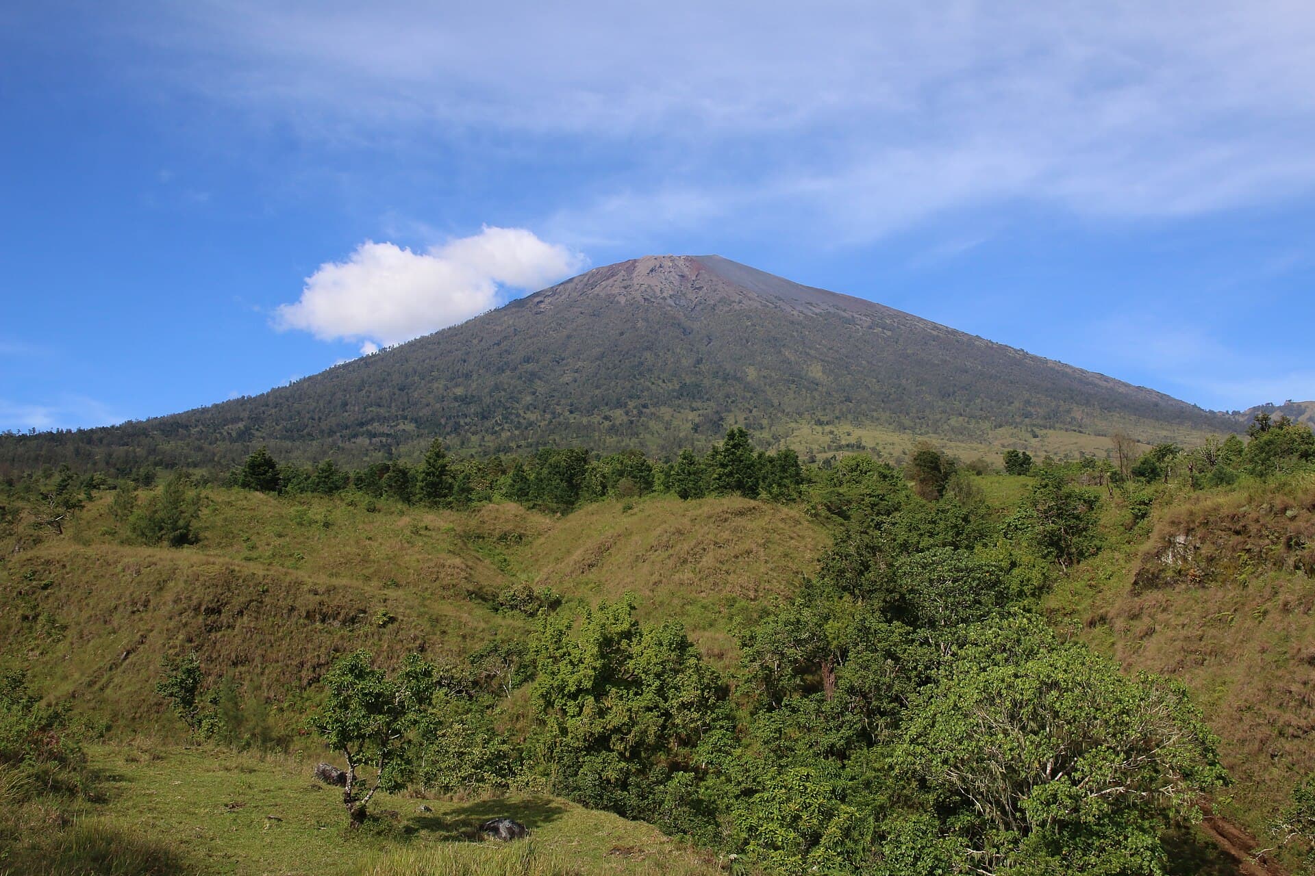 Mount Rinjani and Segara Anak Lake, Lombok