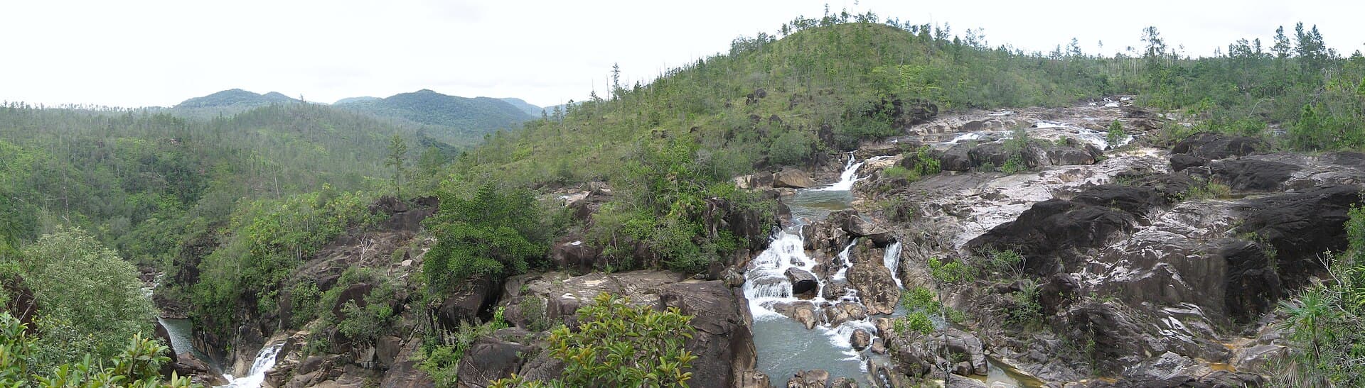 Big Rock Falls in Mountain Pine Ridge