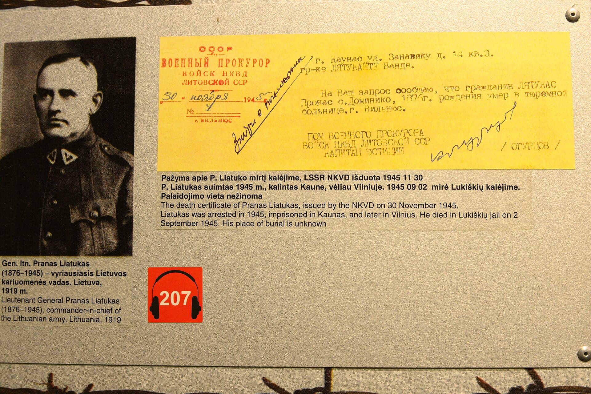 Museum of Occupations and Freedom Fights, Vilnius