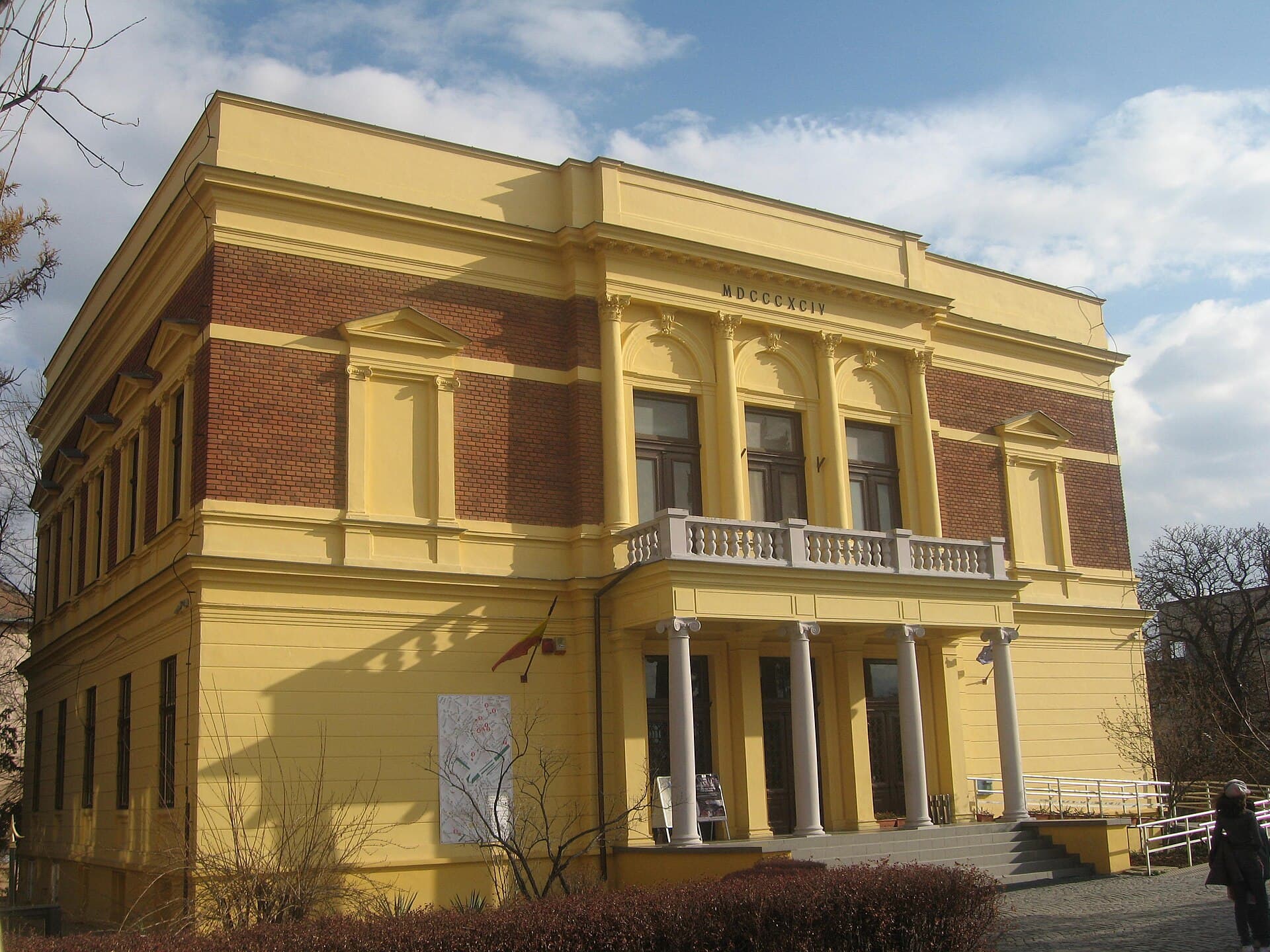 The nineteenth-century Natural History Museum building in Sibiu