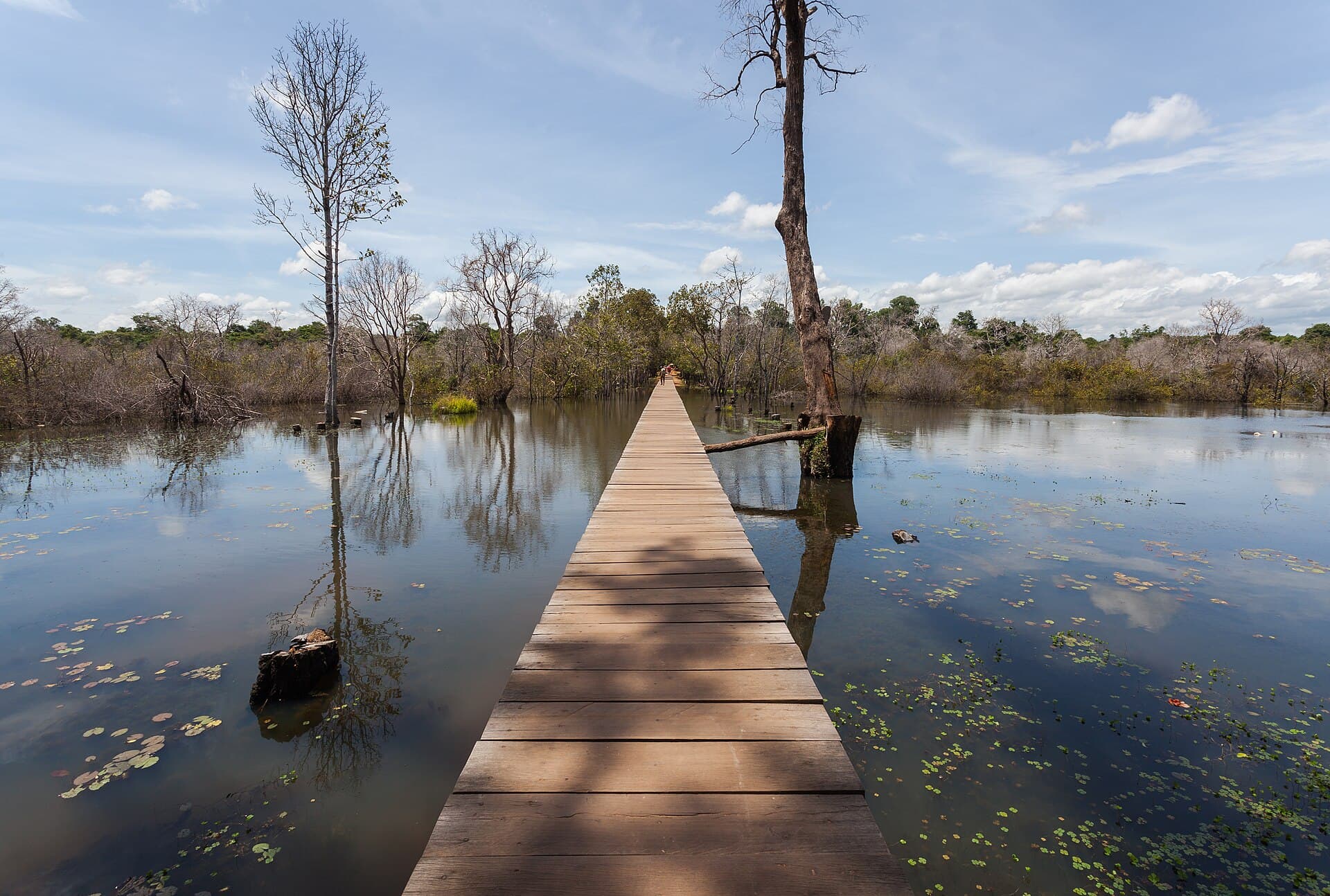 Neak Pean in its pool