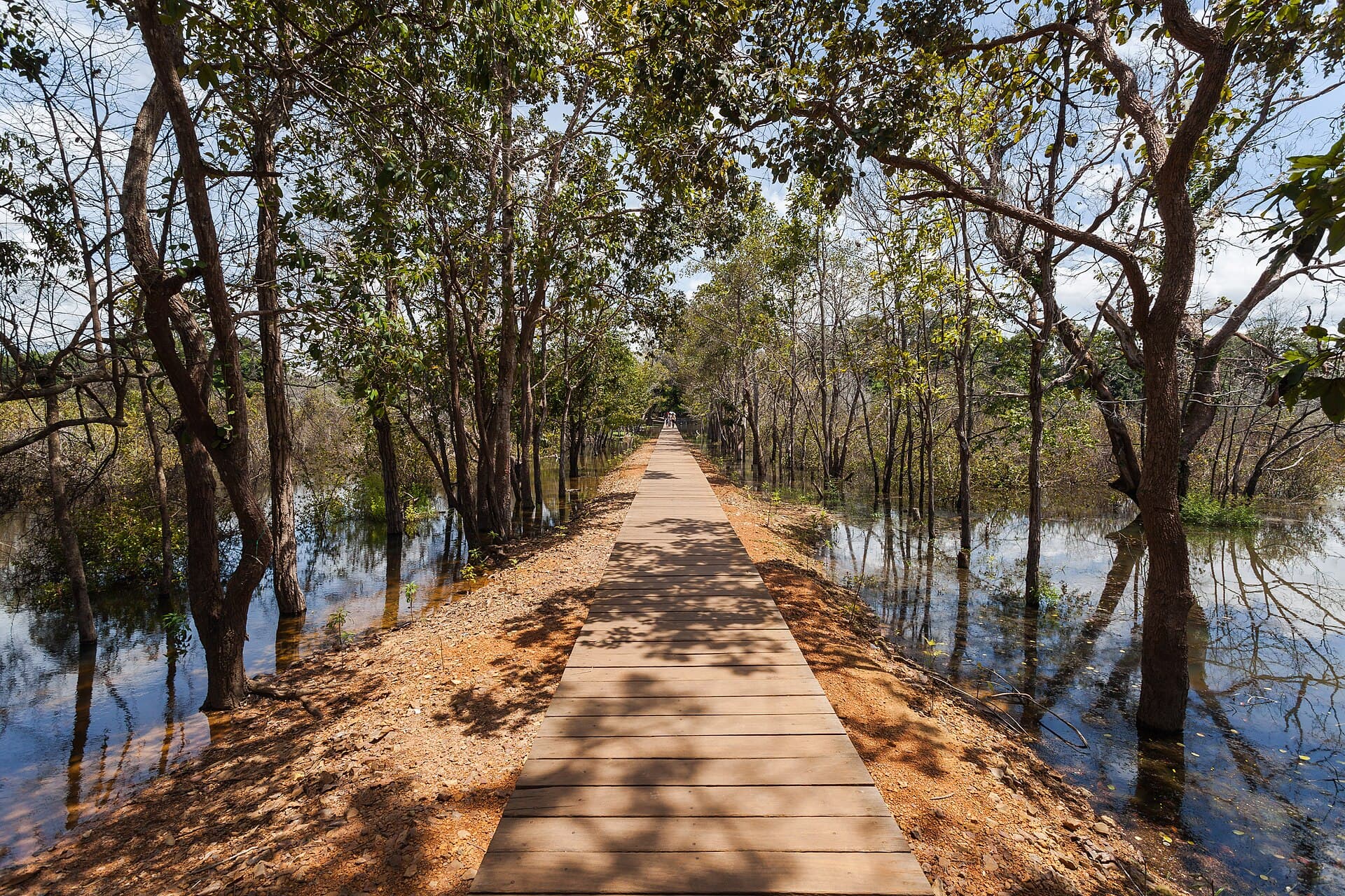 Neak Pean in its pool