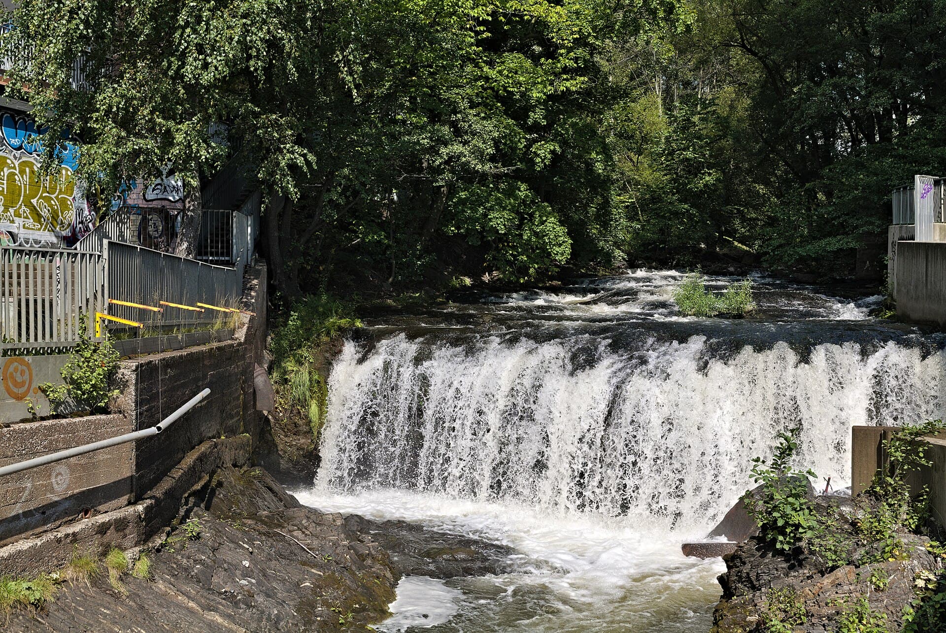 Nedre Foss on the Akerselva, Oslo
