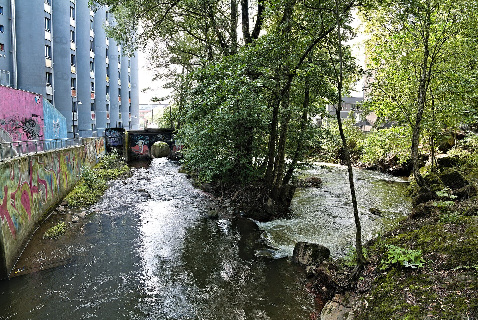 Nedre Foss on the Akerselva, Oslo