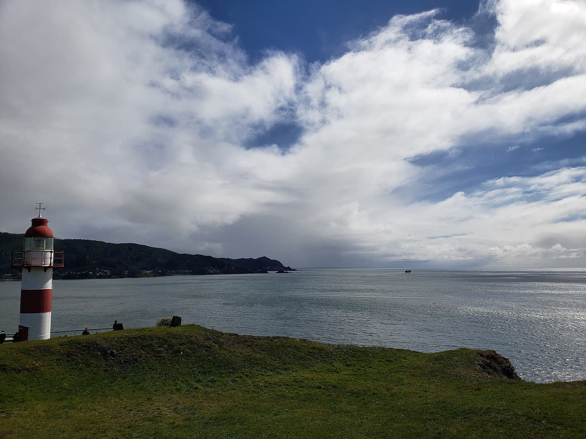 Niebla fort and lighthouse at the river mouth